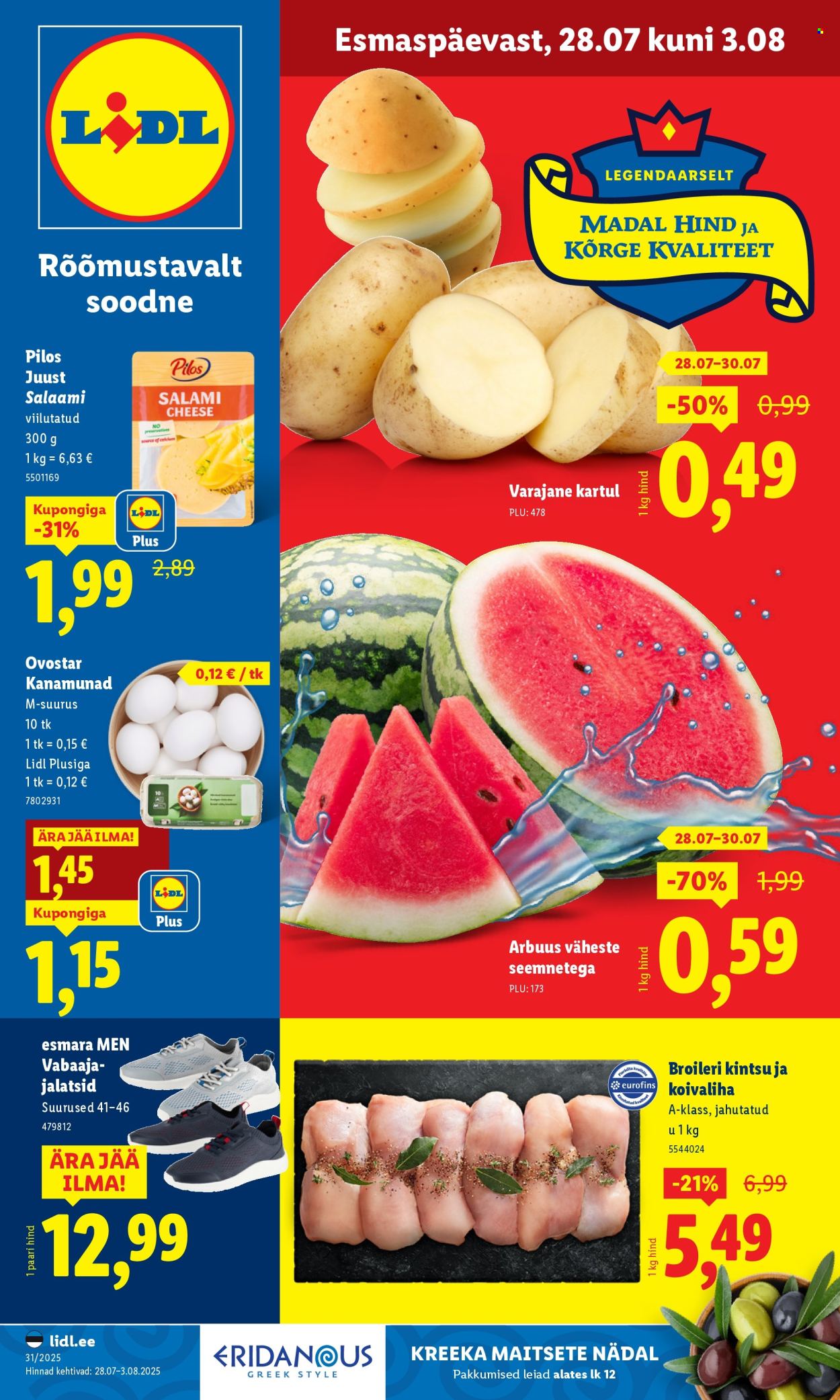lidl - Lidl kliendileht - Kliendileht (28.07 - 3.08.2025) - page: 1 lidl - Lidl kliendileht - Kliendileht (28.07 - 3.08.2025) - page: 1