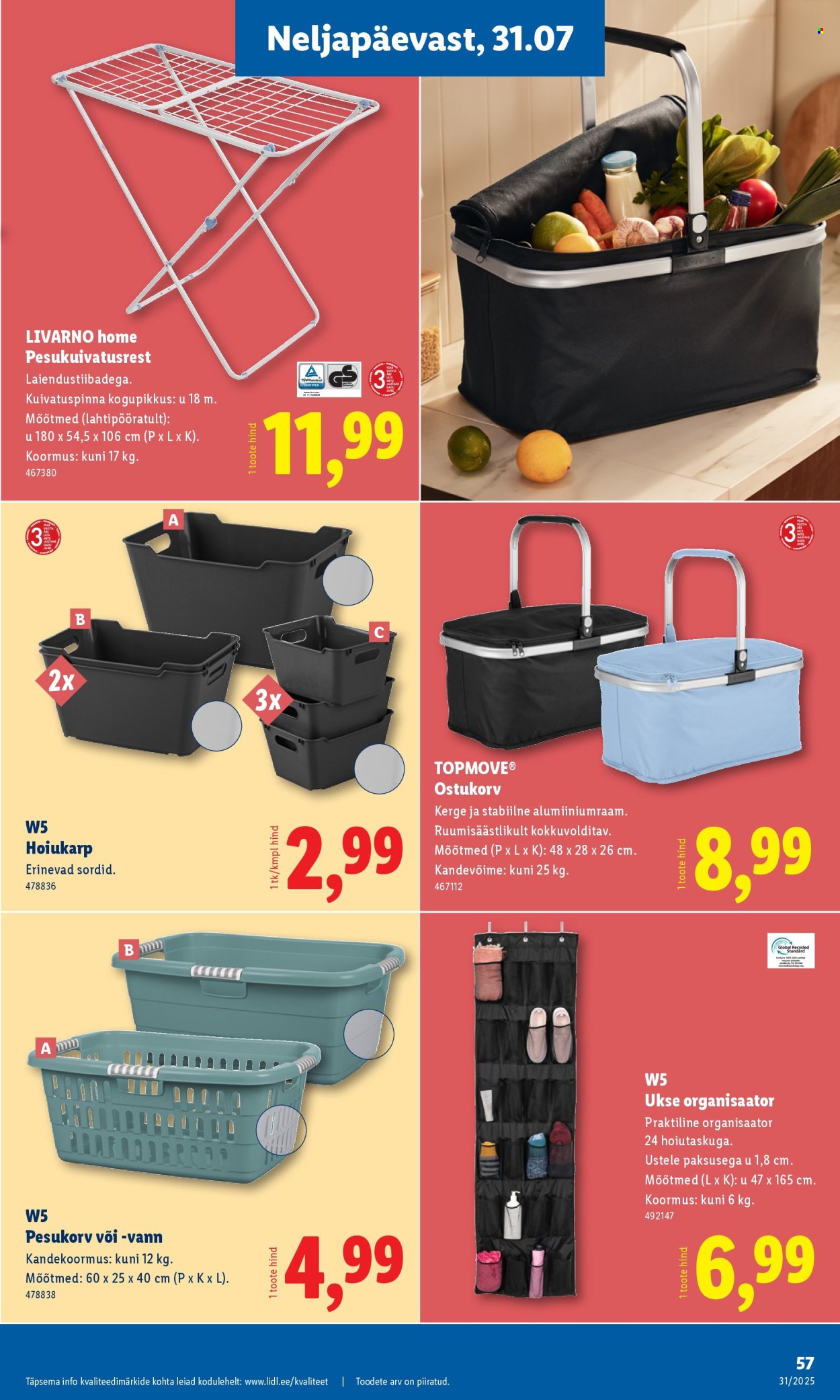 lidl - Lidl kliendileht - Kliendileht (28.07 - 3.08.2025) - page: 57 lidl - Lidl kliendileht - Kliendileht (28.07 - 3.08.2025) - page: 57