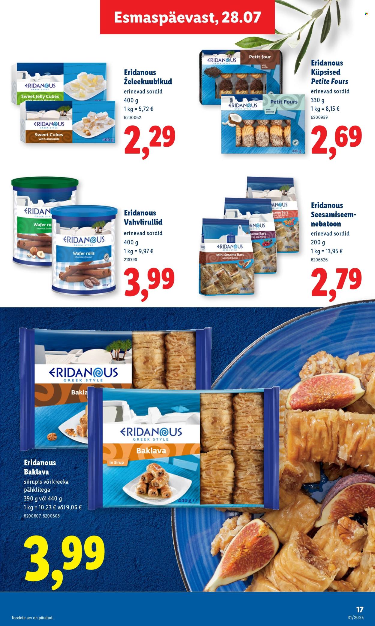 lidl - Lidl kliendileht - Kliendileht (28.07 - 3.08.2025) - page: 17 lidl - Lidl kliendileht - Kliendileht (28.07 - 3.08.2025) - page: 17