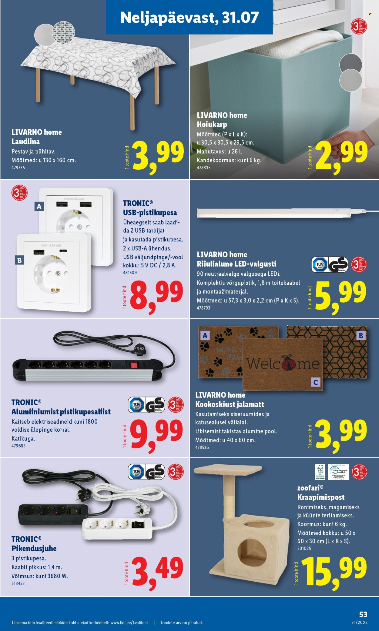 lidl - Lidl kliendileht - Kliendileht (28.07 - 3.08.2025) - page: 53 lidl - Lidl kliendileht - Kliendileht (28.07 - 3.08.2025) - page: 53