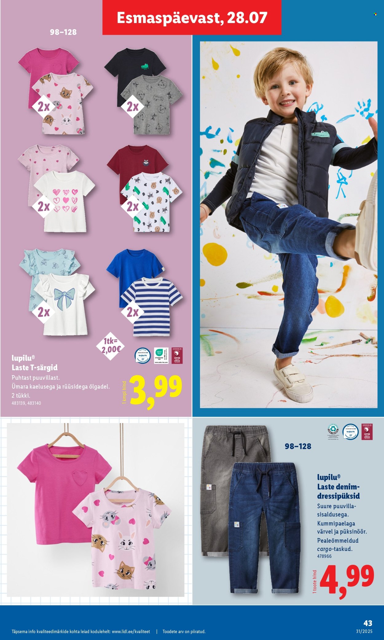 lidl - Lidl kliendileht - Kliendileht (28.07 - 3.08.2025) - page: 43 lidl - Lidl kliendileht - Kliendileht (28.07 - 3.08.2025) - page: 43