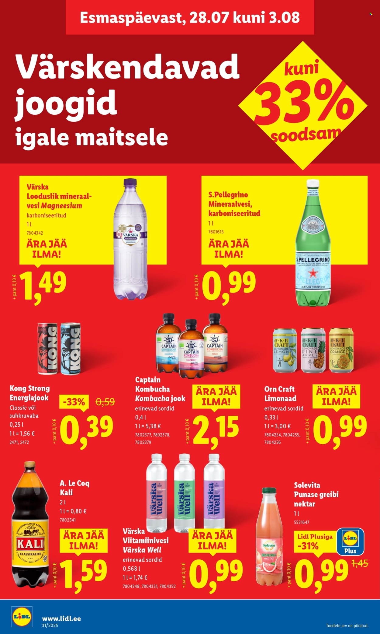 lidl - Lidl kliendileht - Kliendileht (28.07 - 3.08.2025) - page: 28 lidl - Lidl kliendileht - Kliendileht (28.07 - 3.08.2025) - page: 28