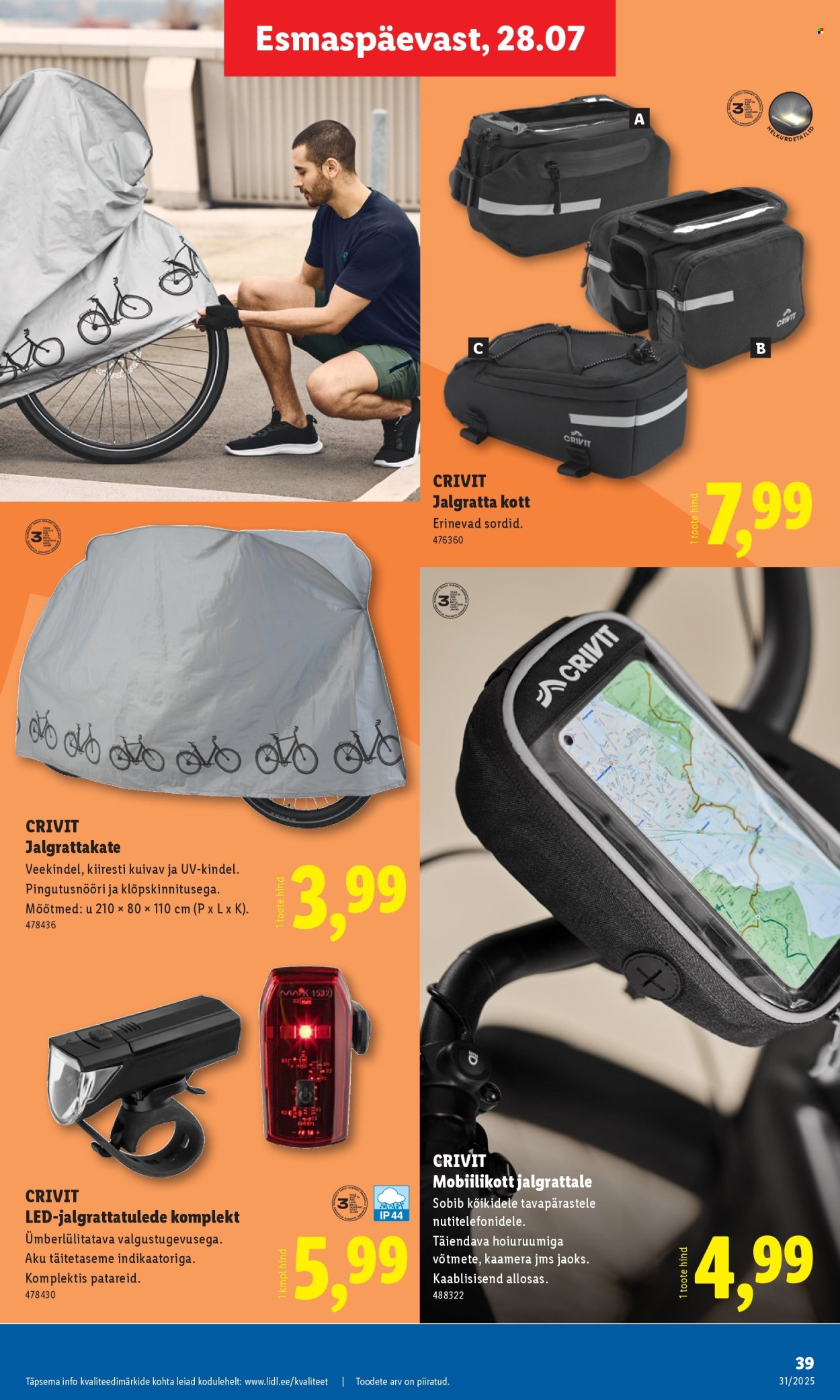 lidl - Lidl kliendileht - Kliendileht (28.07 - 3.08.2025) - page: 39 lidl - Lidl kliendileht - Kliendileht (28.07 - 3.08.2025) - page: 39