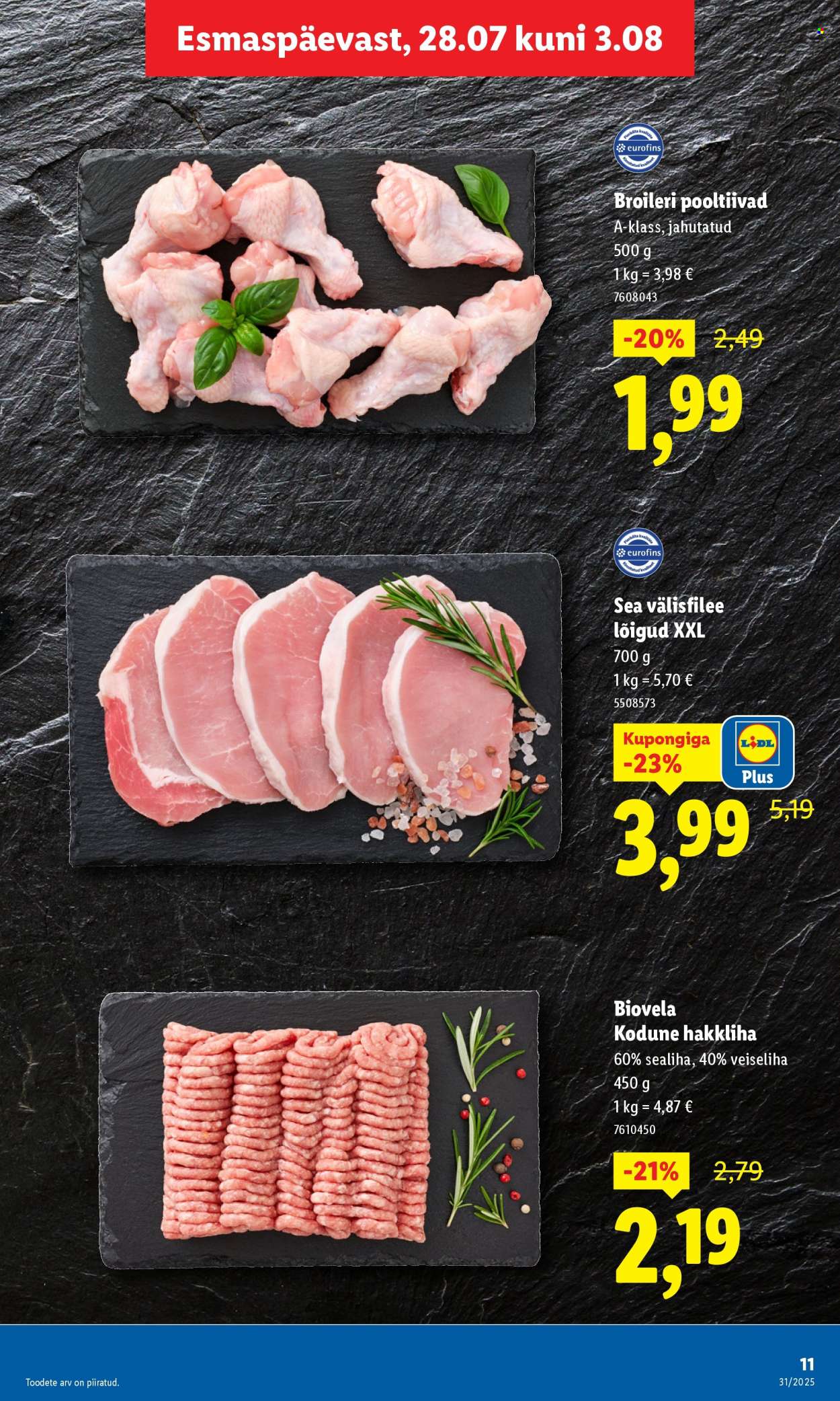 lidl - Lidl kliendileht - Kliendileht (28.07 - 3.08.2025) - page: 11 lidl - Lidl kliendileht - Kliendileht (28.07 - 3.08.2025) - page: 11