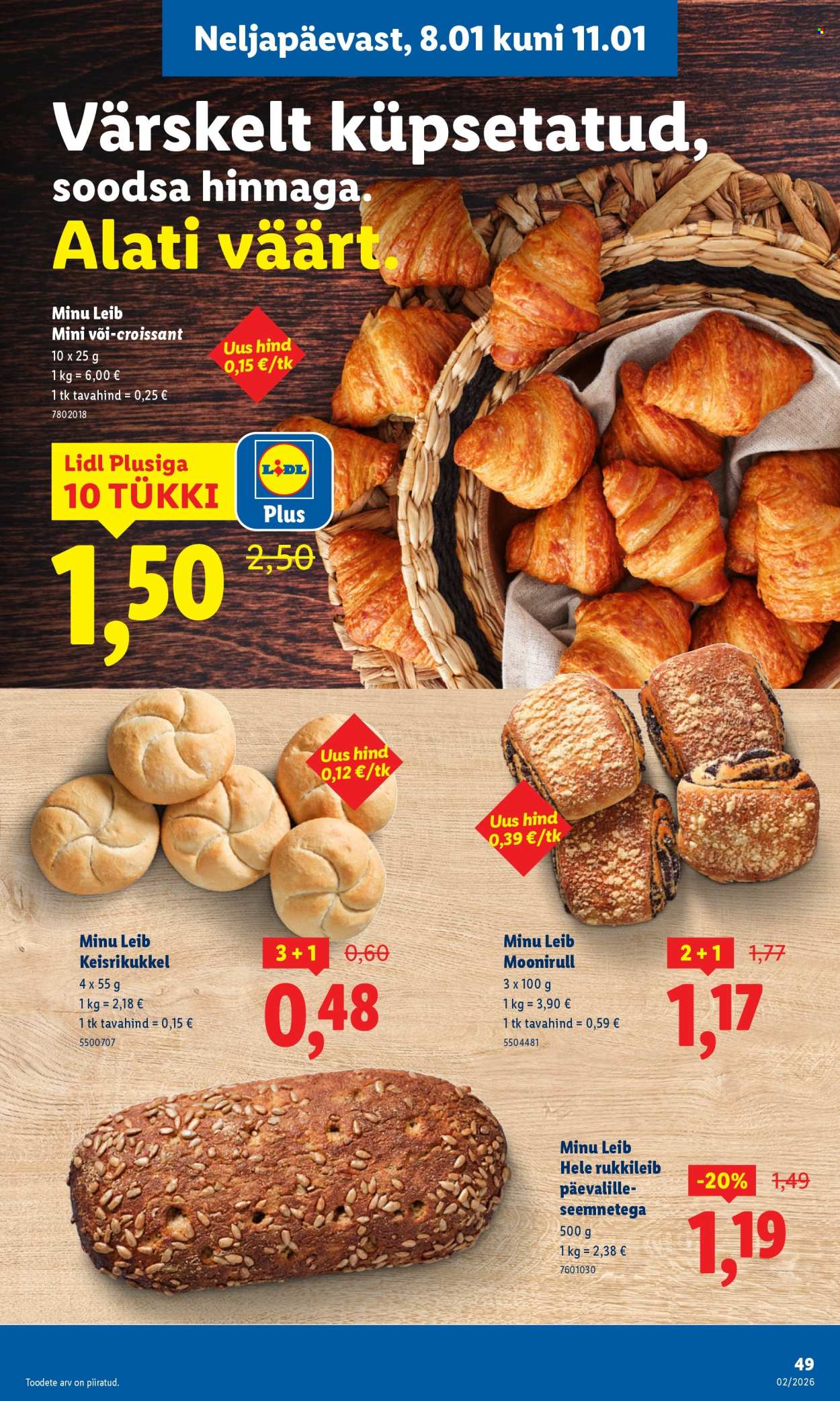 lidl - Lidl kliendileht - Kliendileht (5.01 - 11.01.2026) - page: 49