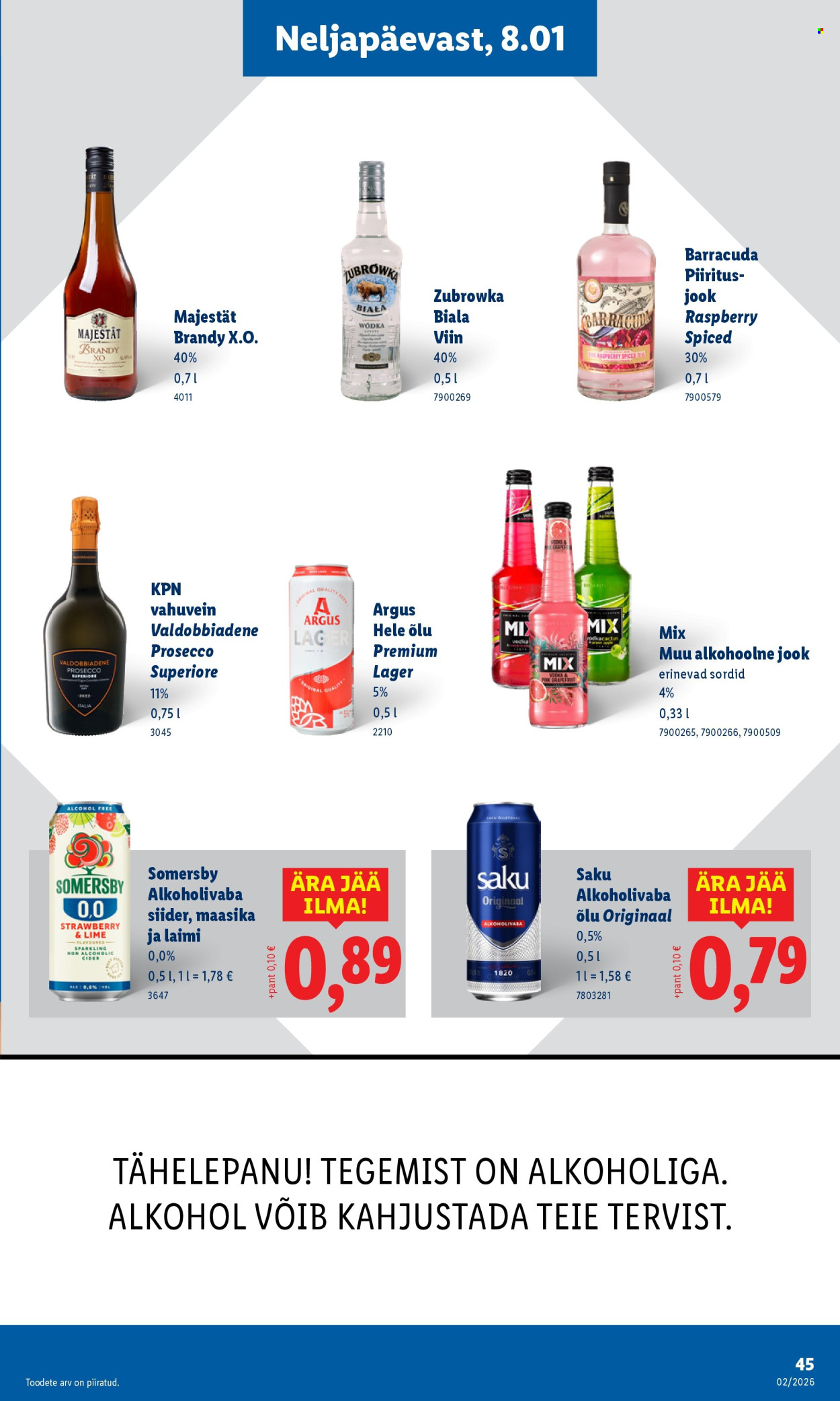 lidl - Lidl kliendileht - Kliendileht (5.01 - 11.01.2026) - page: 45
