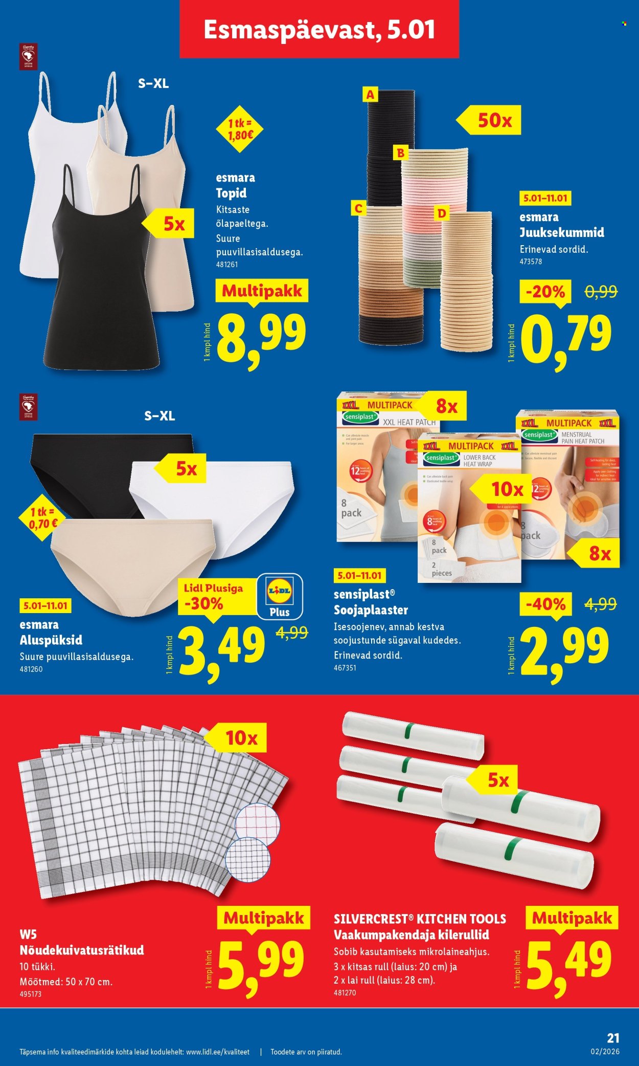 lidl - Lidl kliendileht - Kliendileht (5.01 - 11.01.2026) - page: 21