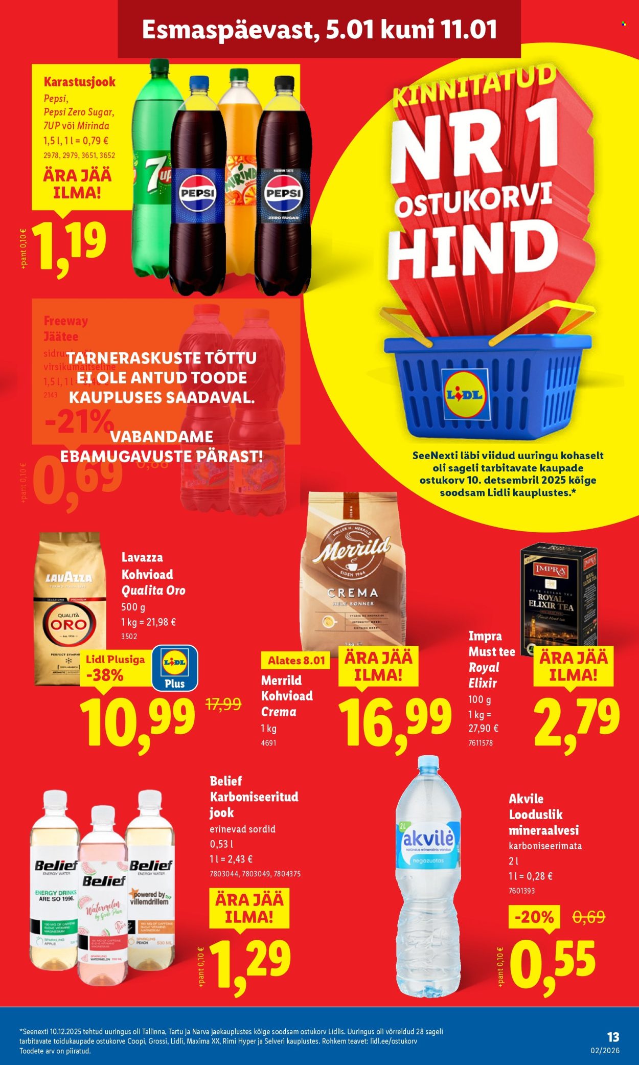 lidl - Lidl kliendileht - Kliendileht (5.01 - 11.01.2026) - page: 13