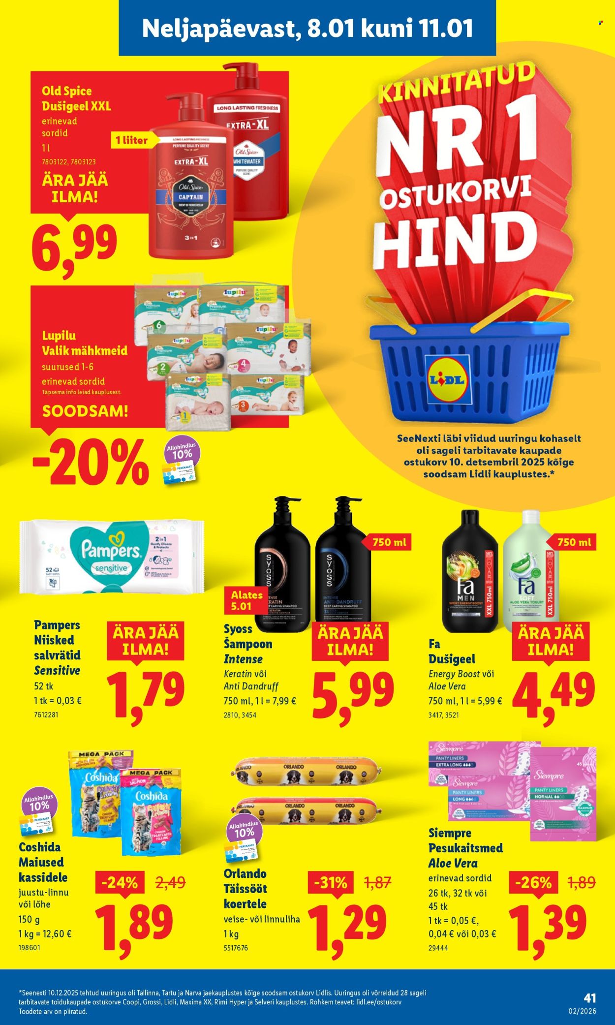 lidl - Lidl kliendileht - Kliendileht (5.01 - 11.01.2026) - page: 41