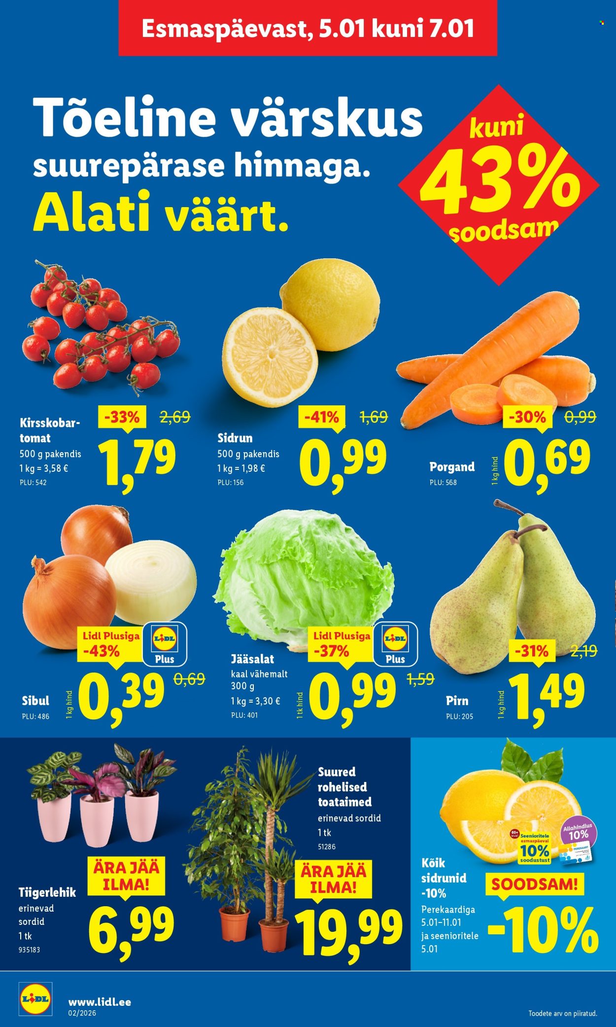 lidl - Lidl kliendileht - Kliendileht (5.01 - 11.01.2026) - page: 6