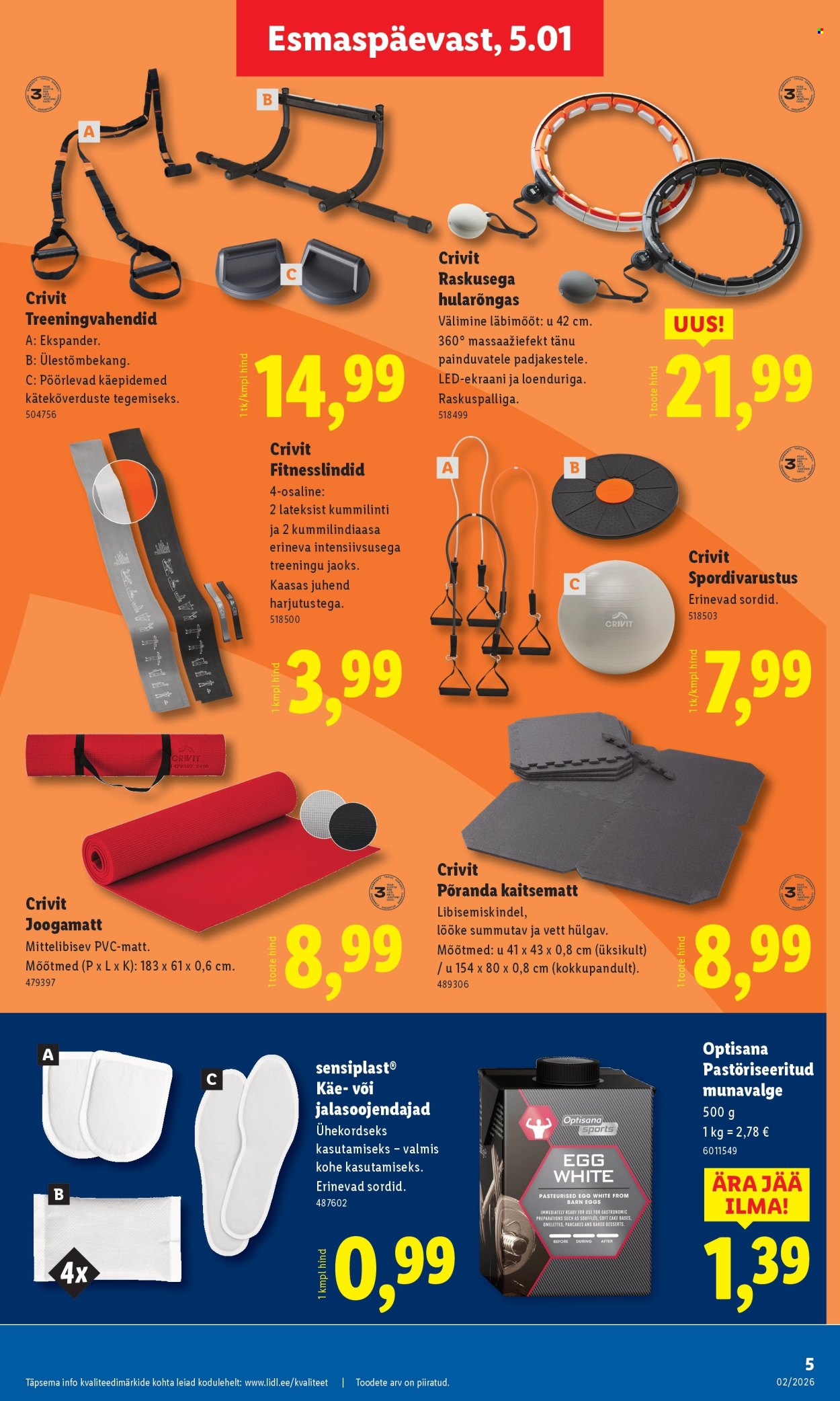 lidl - Lidl kliendileht - Tööstuskaupade pakkumised (5.01 - 11.01.2026) - page: 5
