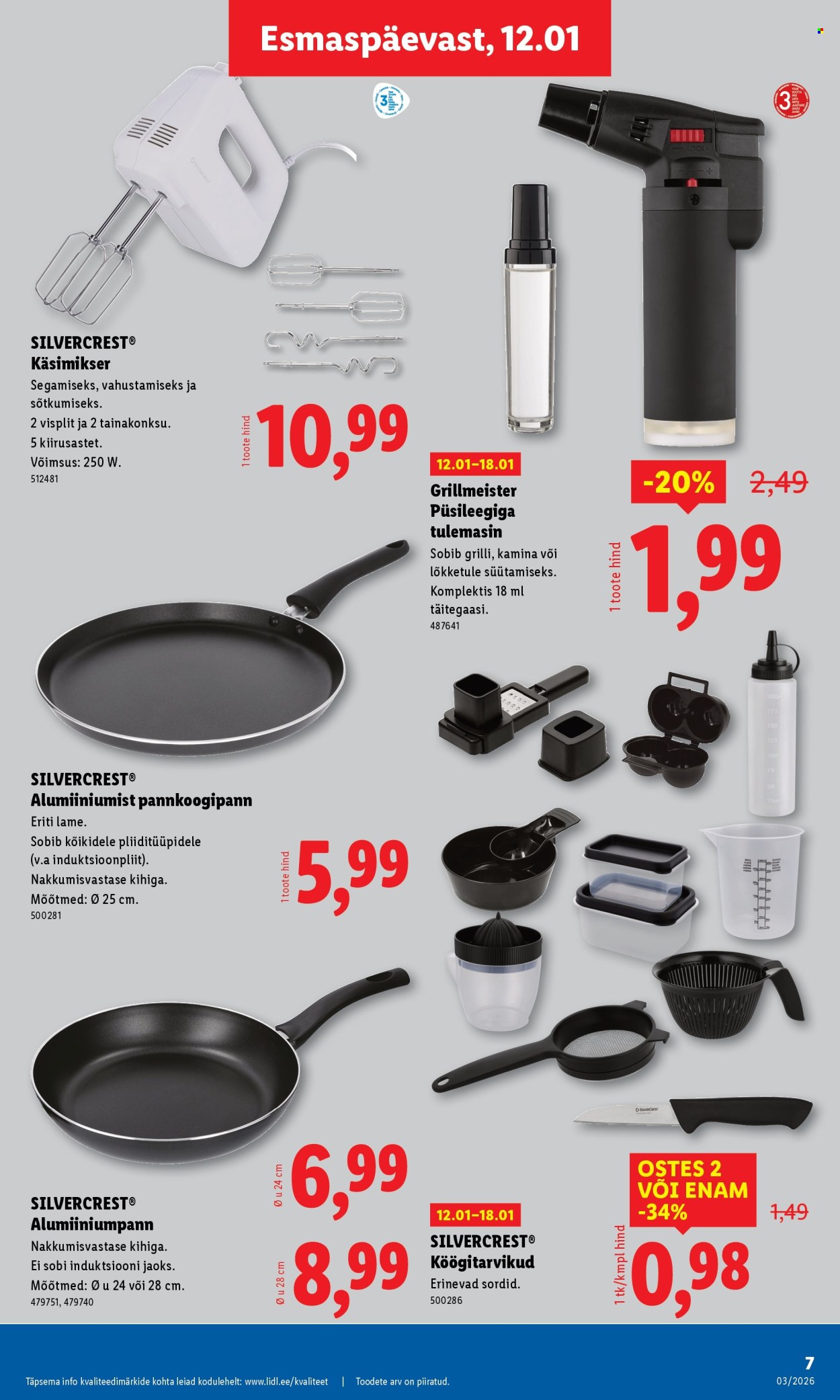 lidl - Lidl kliendileht - Tööstuskaupade pakkumised (12.01 - 18.01.2026) - page: 7