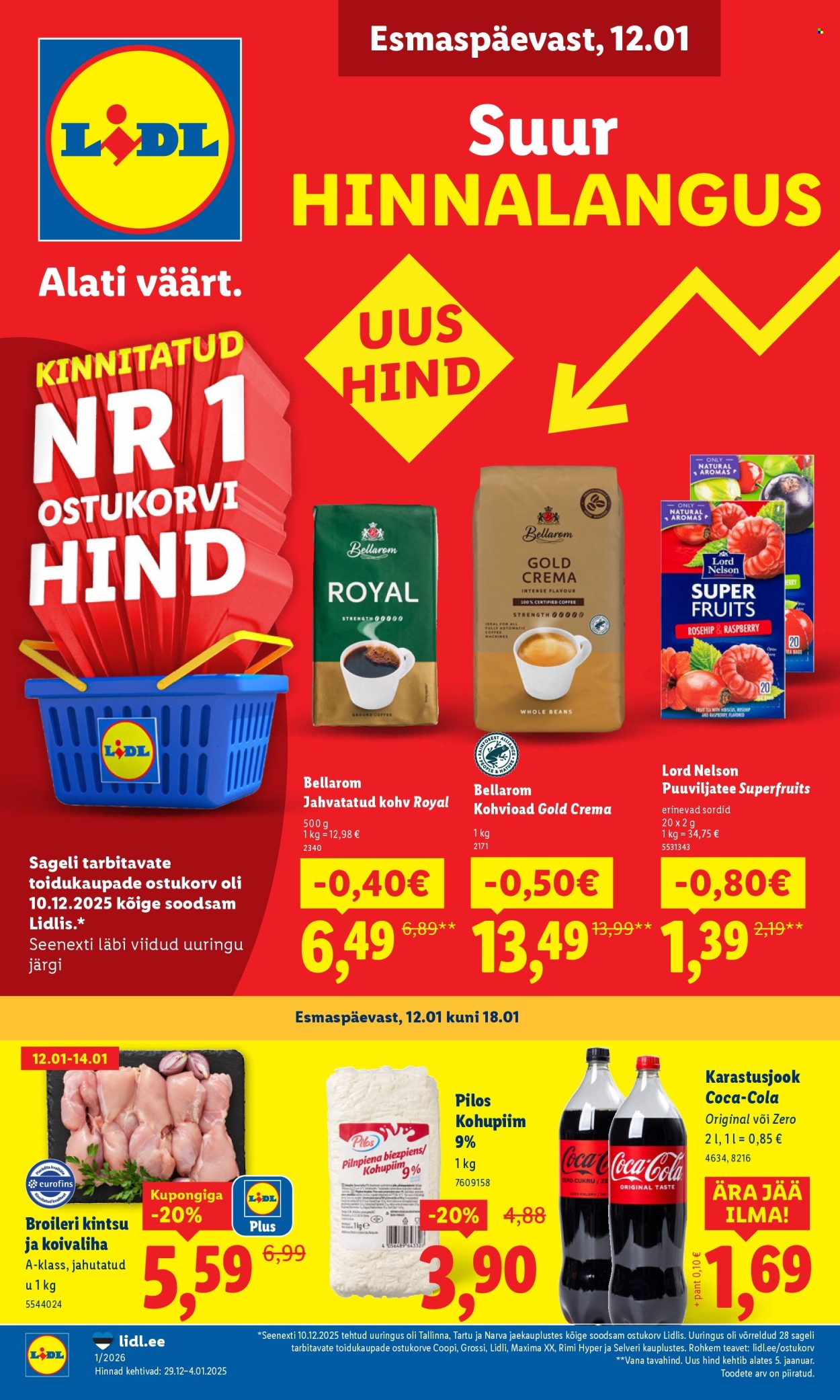 lidl - Lidl kliendileht - Kliendileht (12.01 - 18.01.2026)