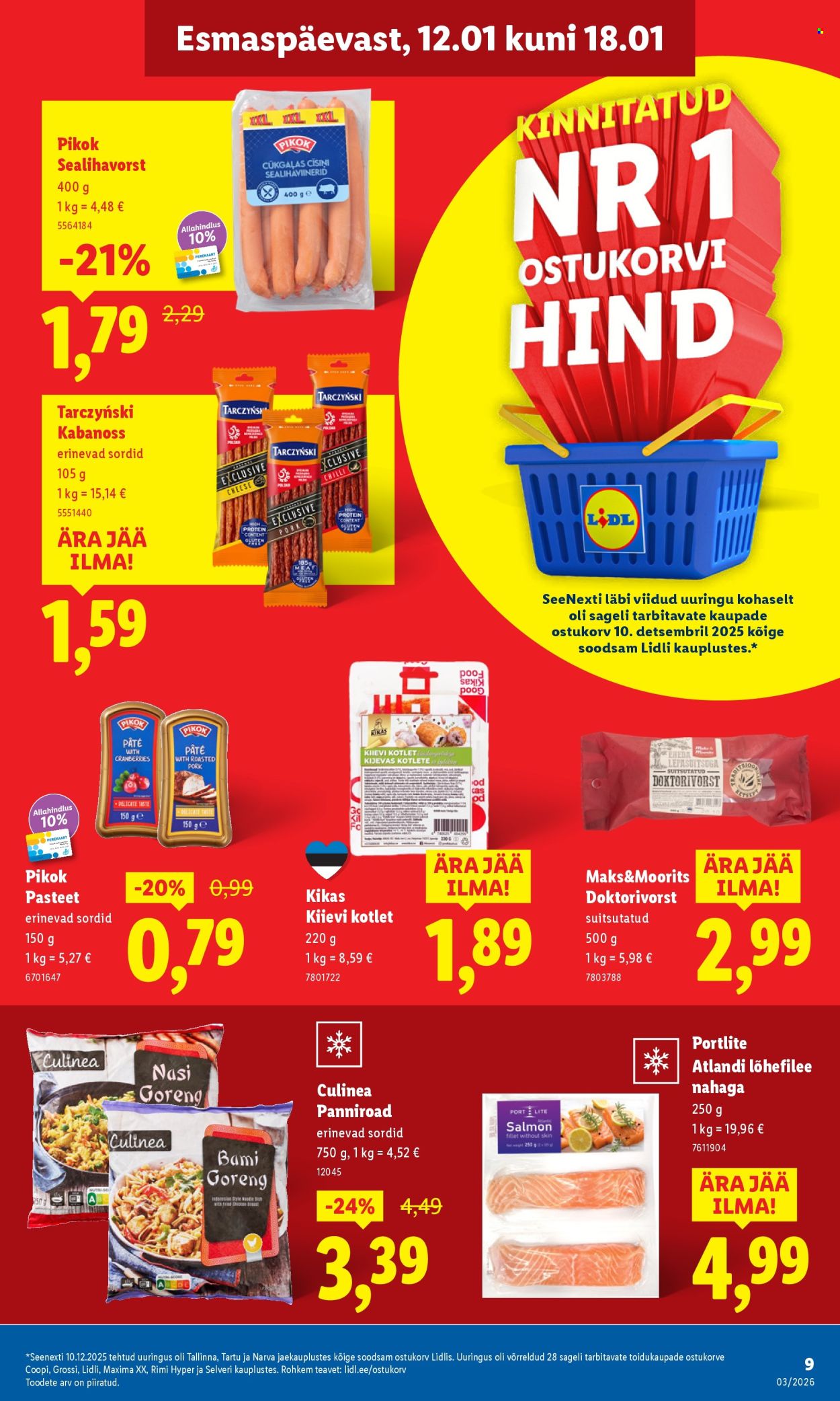 lidl - Lidl kliendileht - Kliendileht (12.01 - 18.01.2026) - page: 9