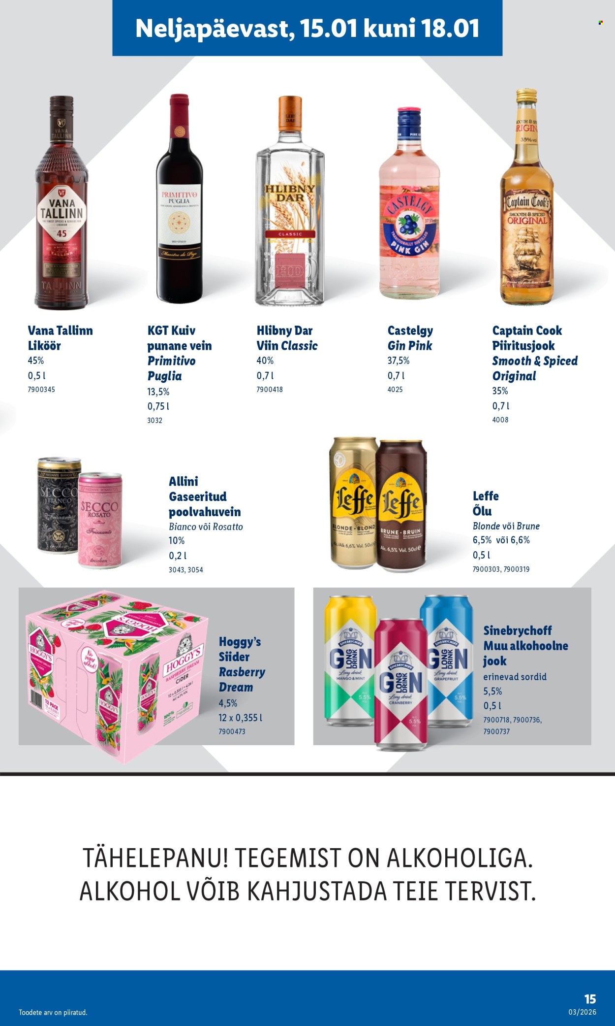 lidl - Lidl kliendileht - Kliendileht (12.01 - 18.01.2026) - page: 15