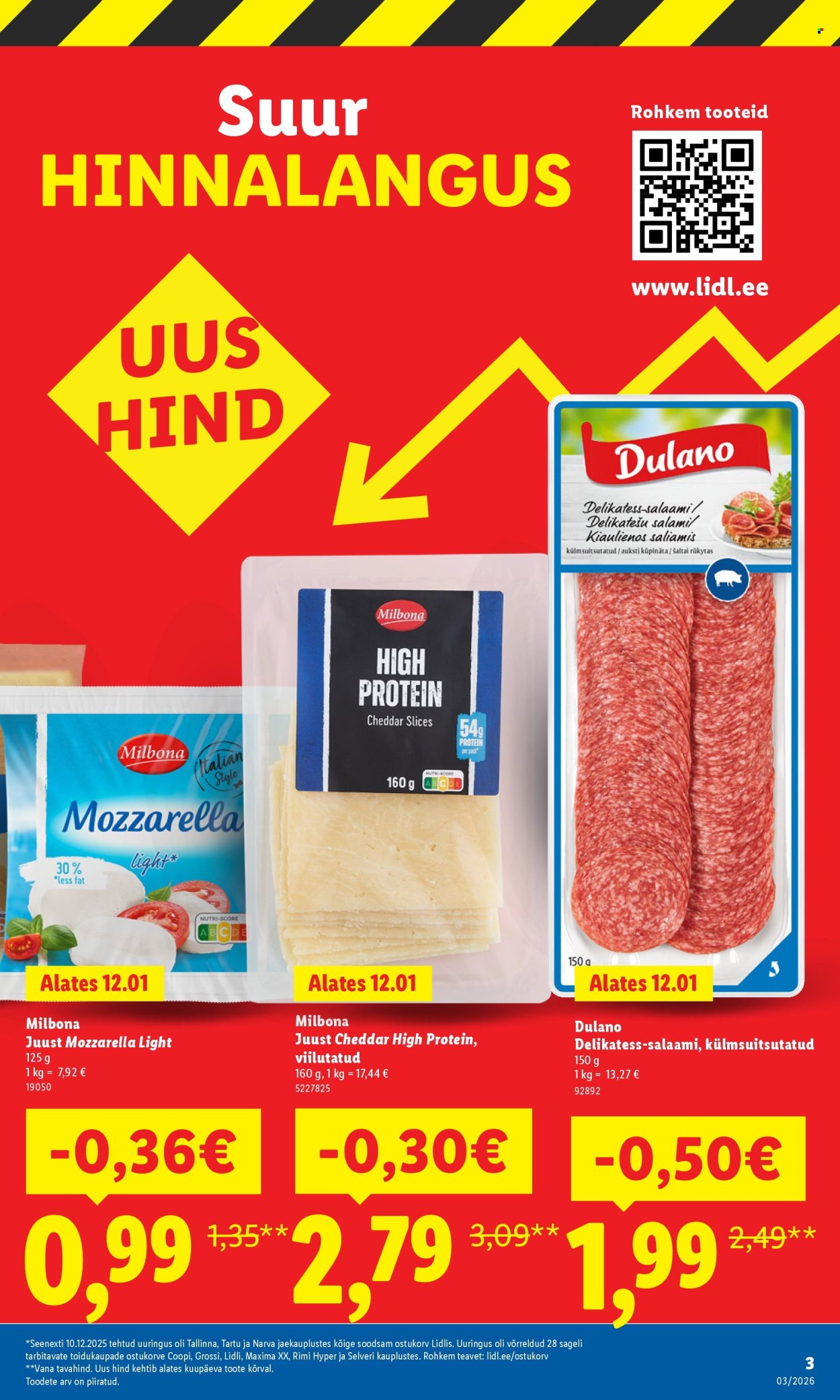 lidl - Lidl kliendileht - Kliendileht (12.01 - 18.01.2026) - page: 3