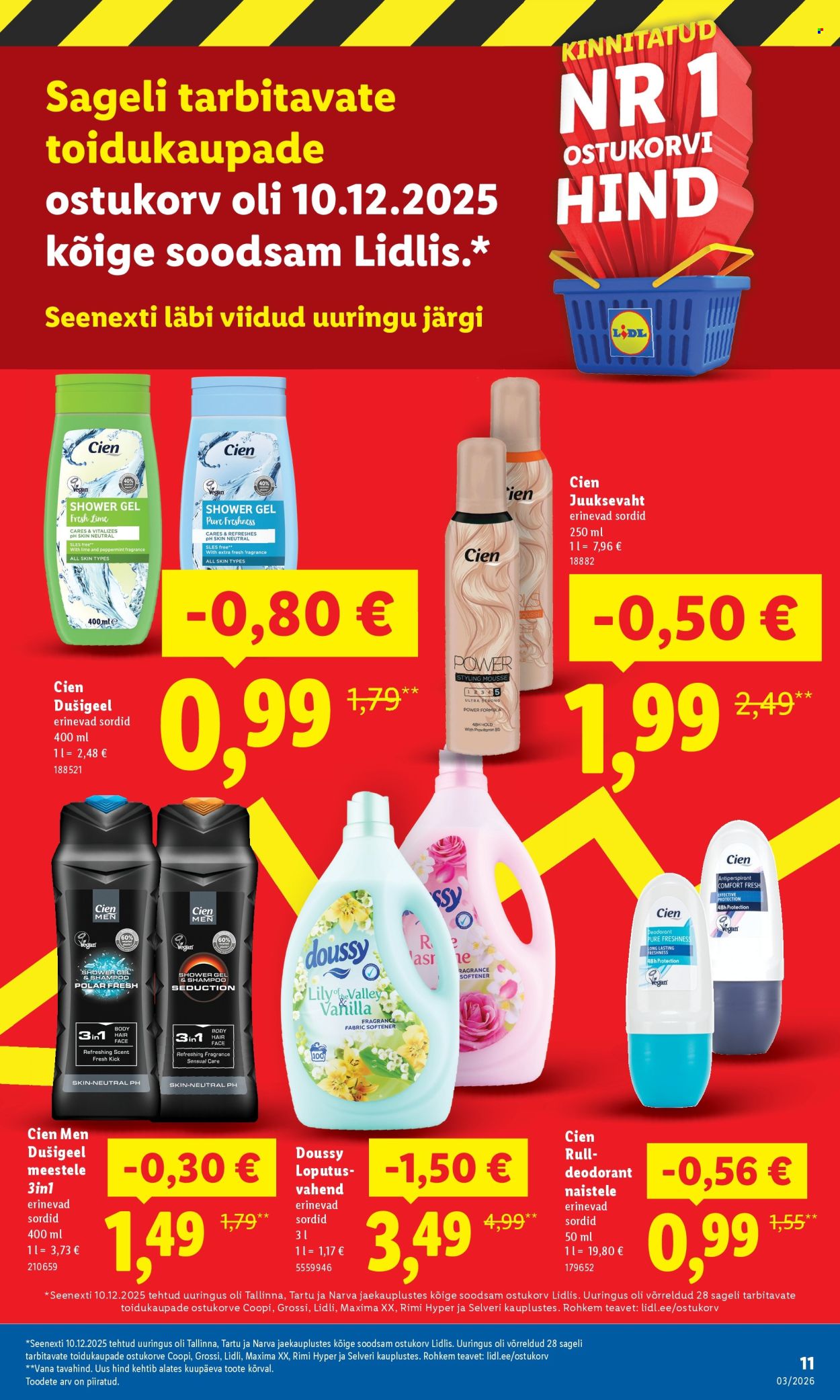 lidl - Lidl kliendileht - Suur hinnalangus Alates (12.01 - 18.01.2026) - page: 11