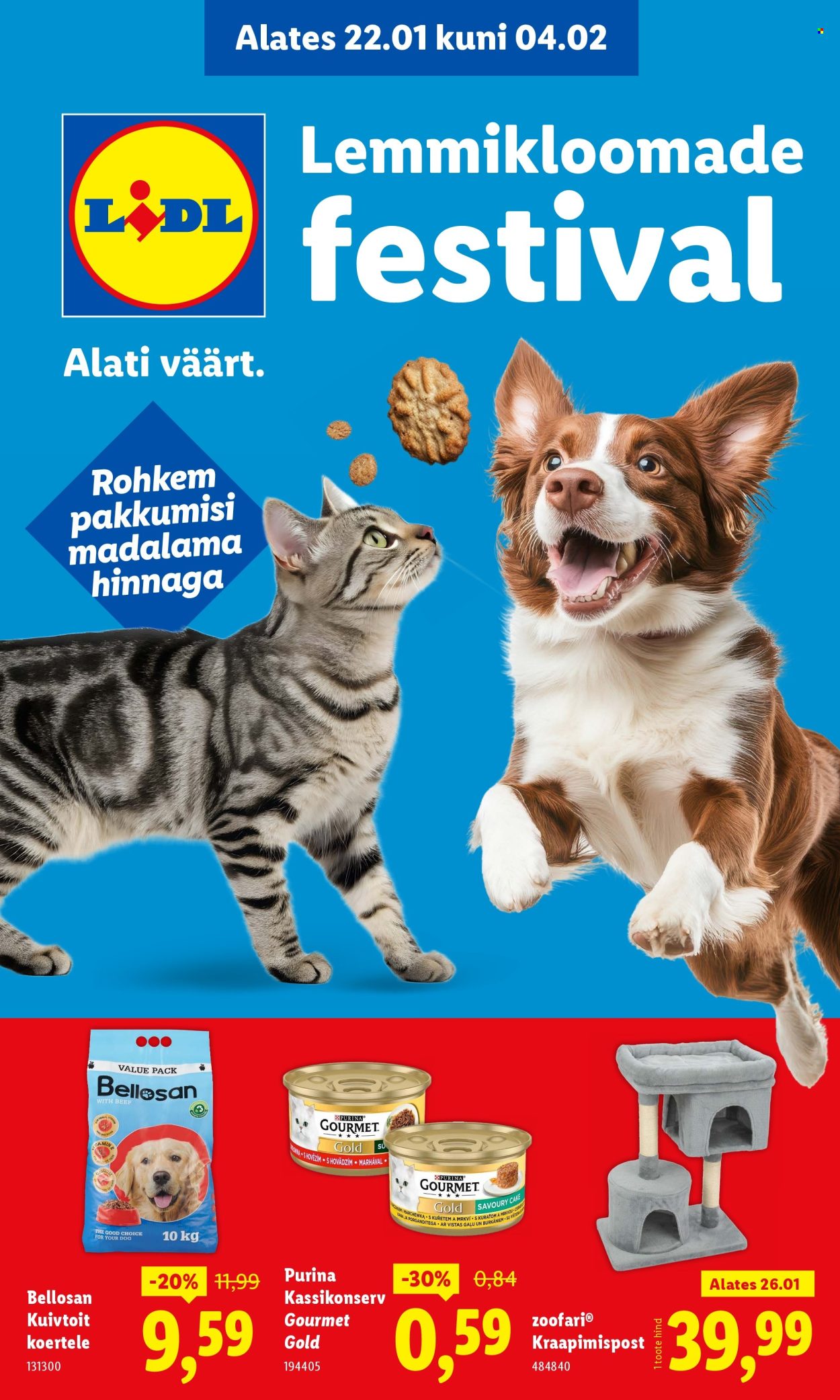 lidl - Lidl kliendileht - Lemmikloomade festivali kataloog (22.01 - 4.02.2026)