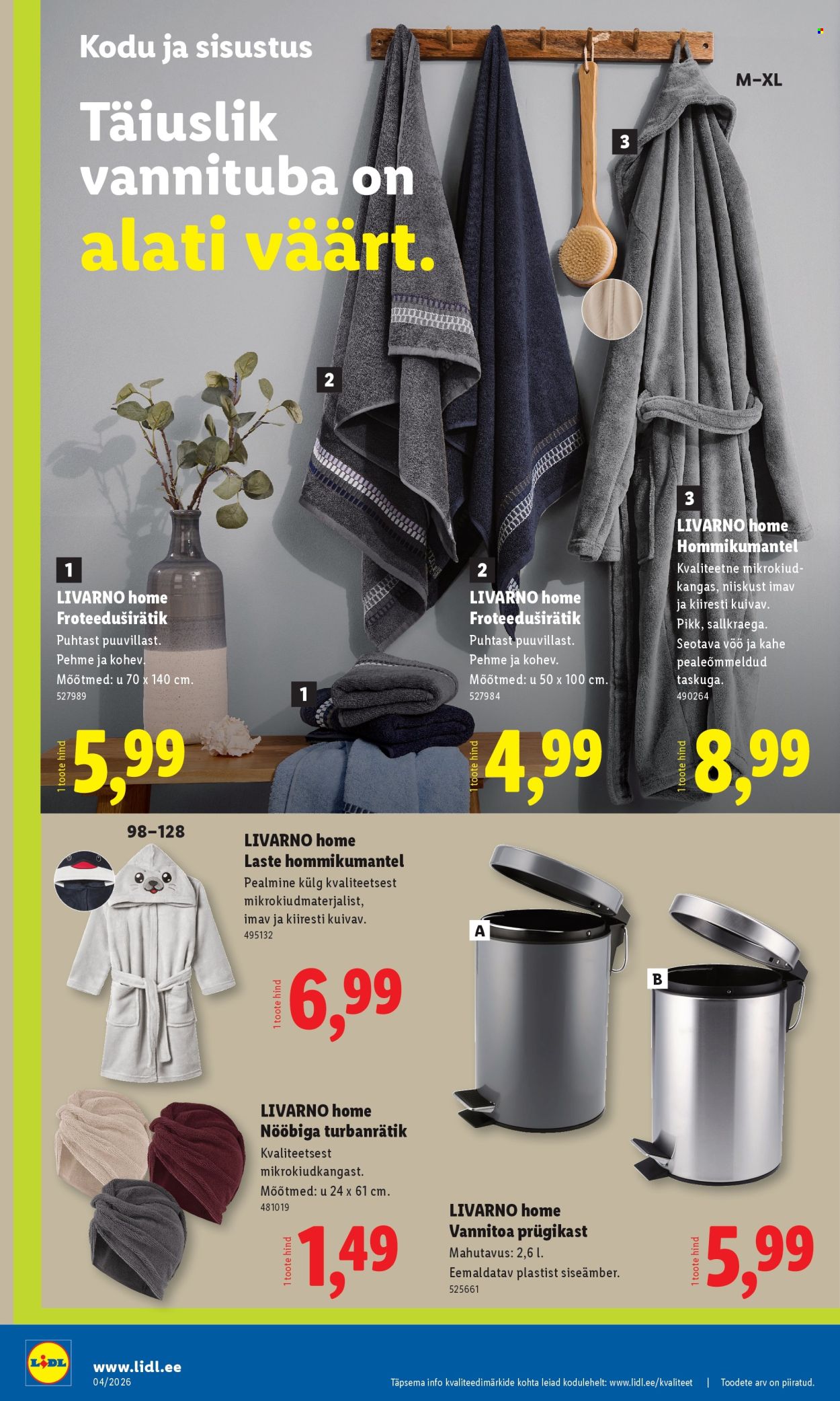 lidl - Lidl kliendileht - Tööstuskaupade pakkumised (19.01 - 25.01.2026) - page: 4