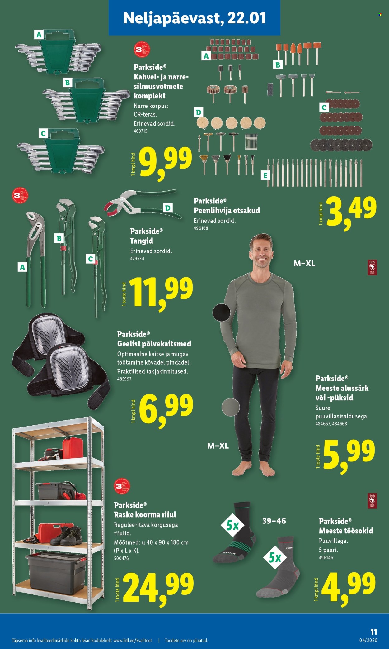 lidl - Lidl kliendileht - Tööstuskaupade pakkumised (19.01 - 25.01.2026) - page: 11