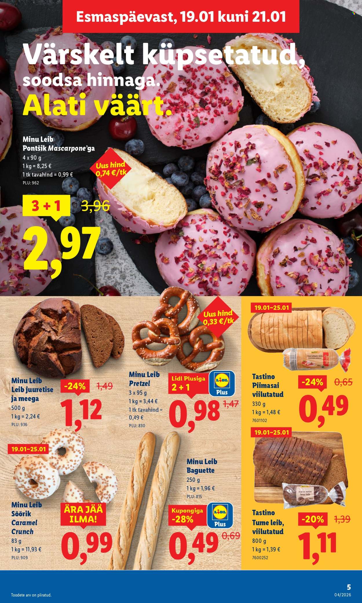 lidl - Lidl kliendileht - Kliendileht (19.01 - 25.01.2026) - page: 5