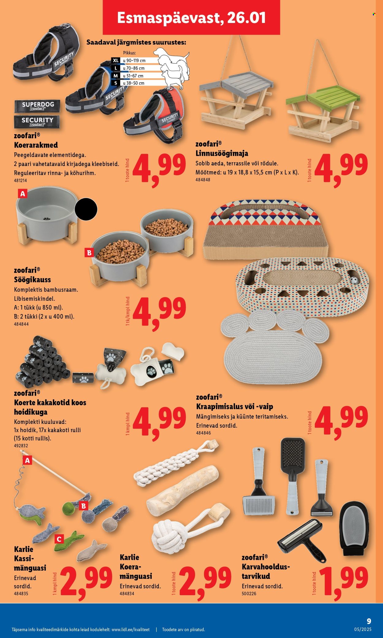 lidl - Lidl kliendileht - Tööstuskaupade pakkumised (26.01 - 1.02.2026) - page: 9