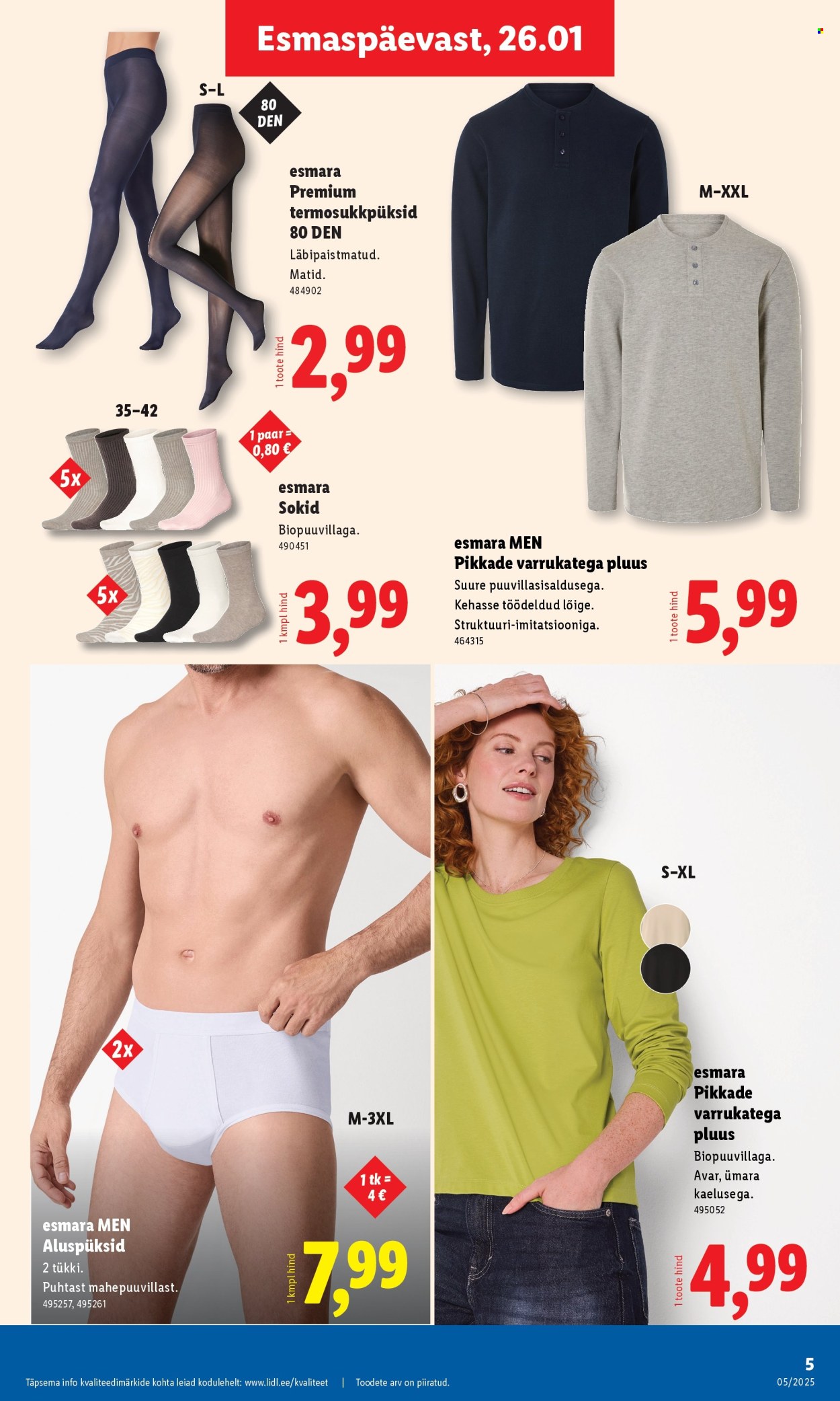 lidl - Lidl kliendileht - Tööstuskaupade pakkumised (26.01 - 1.02.2026) - page: 5
