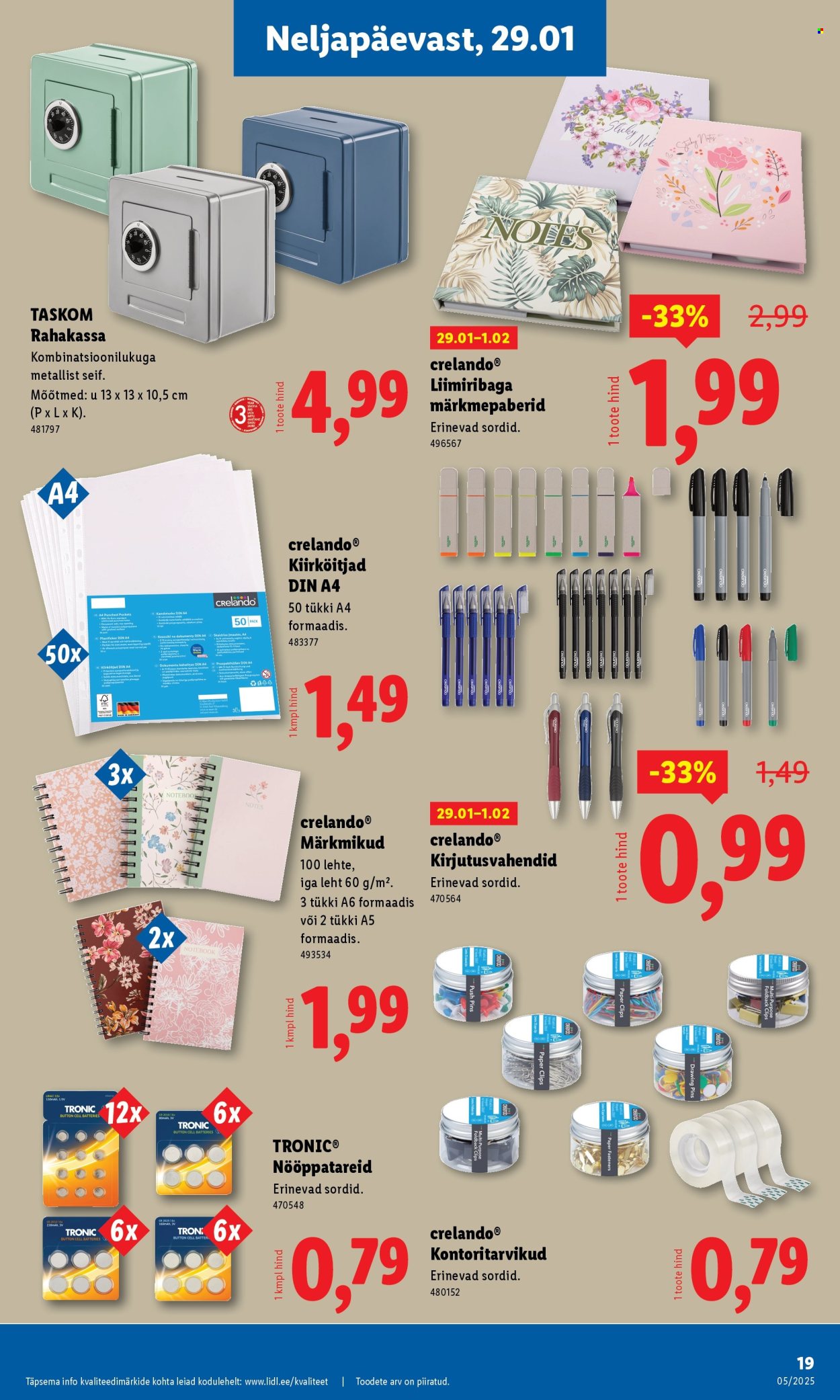 lidl - Lidl kliendileht - Tööstuskaupade pakkumised (26.01 - 1.02.2026) - page: 19