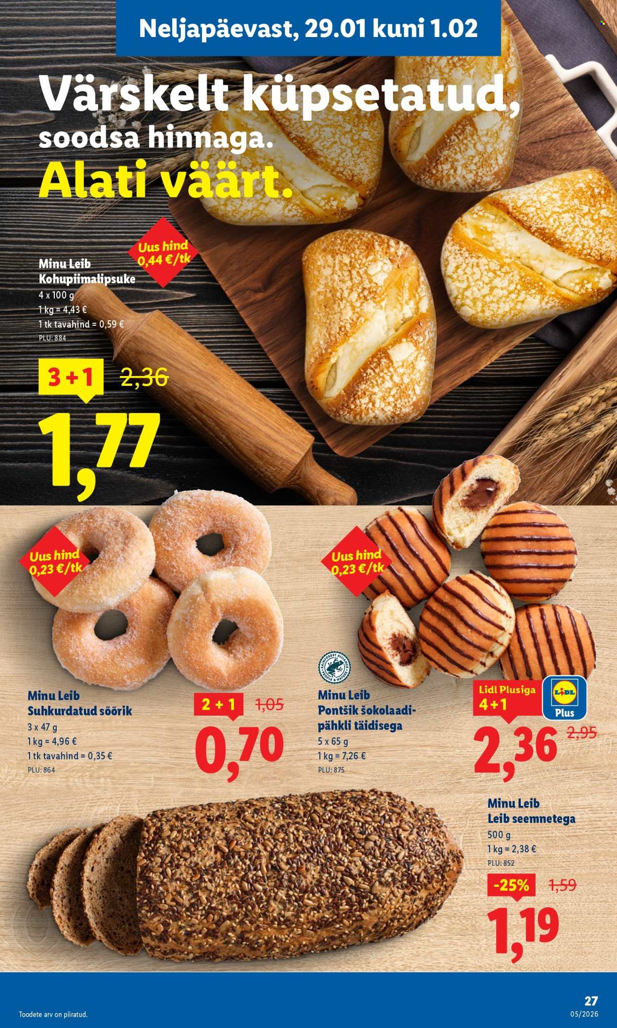 lidl - Lidl kliendileht - Kliendileht (26.01 - 1.02.2026) - page: 27
