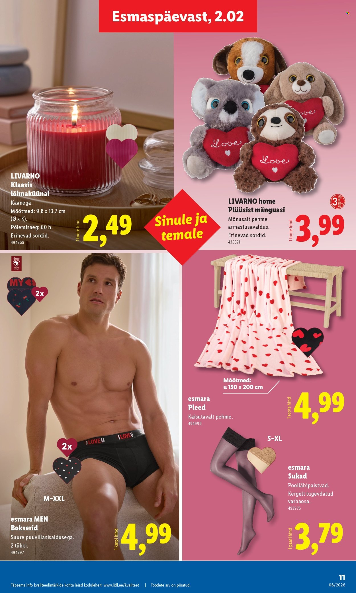 lidl - Lidl kliendileht - Tööstuskaupade pakkumised (2.02 - 8.02.2026) - page: 11