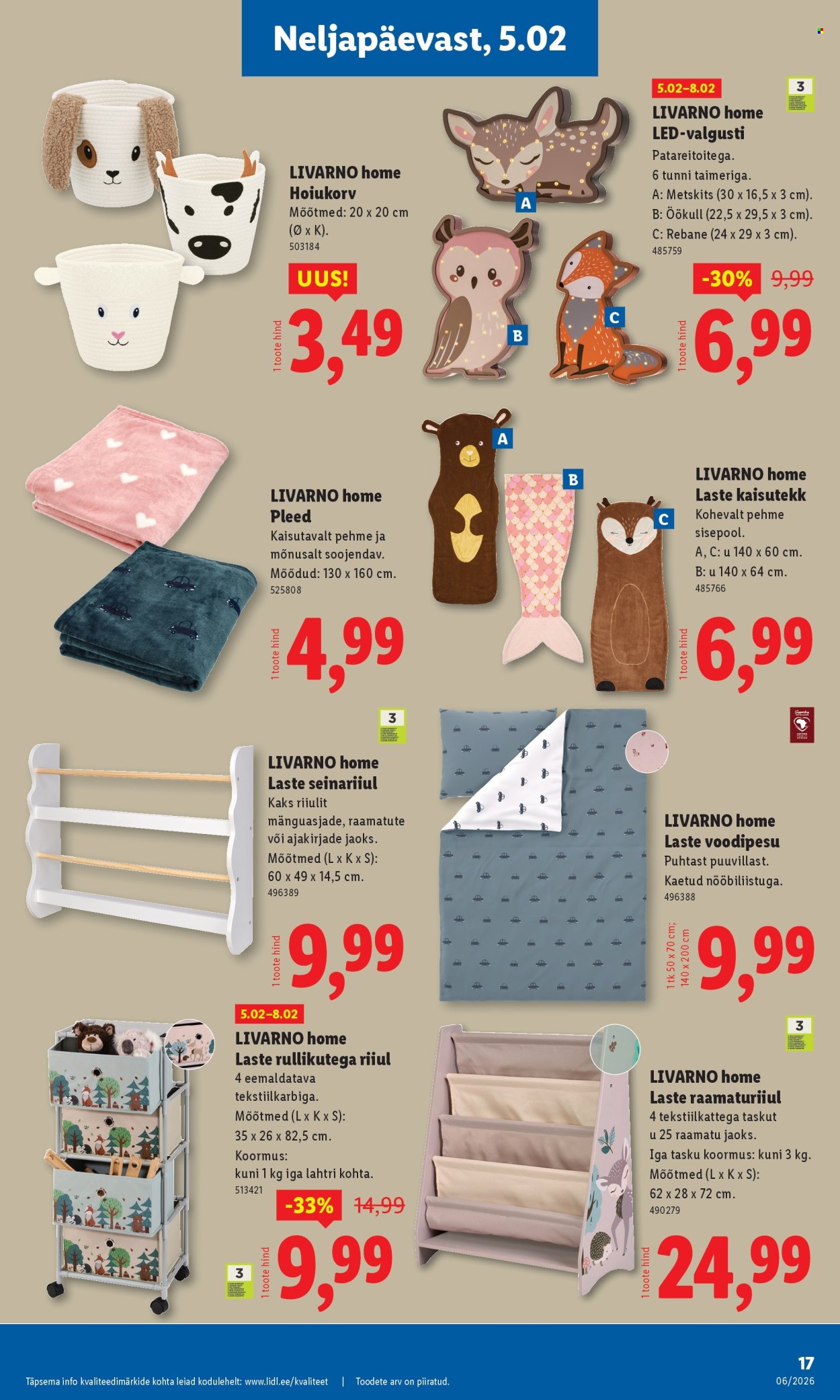 lidl - Lidl kliendileht - Tööstuskaupade pakkumised (2.02 - 8.02.2026) - page: 17