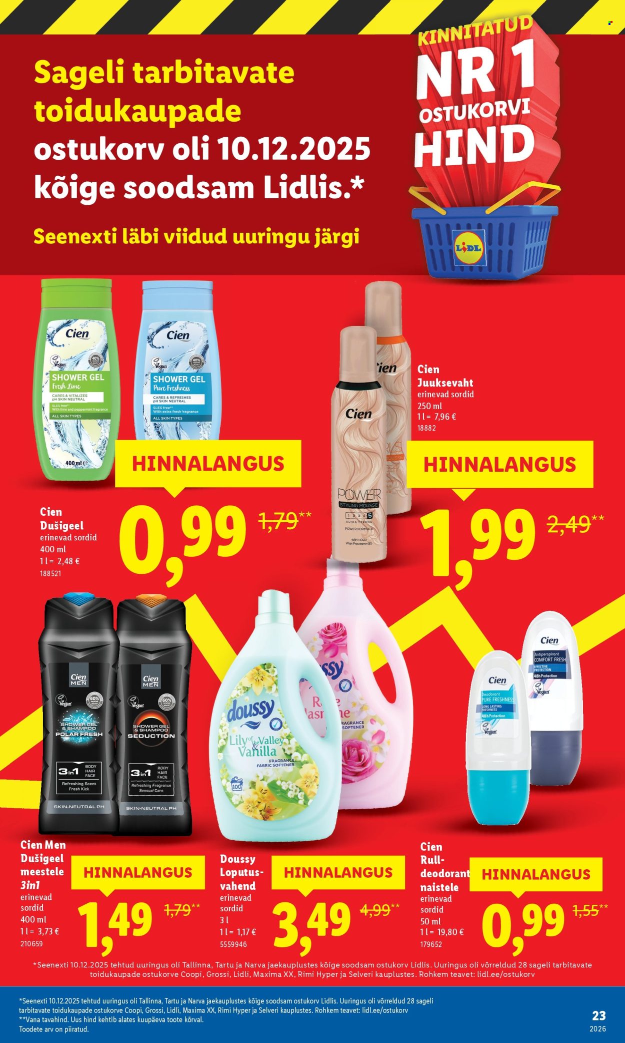 lidl - Lidl kliendileht - Suur hinnalangus (2.02 - 8.02.2026) - page: 23