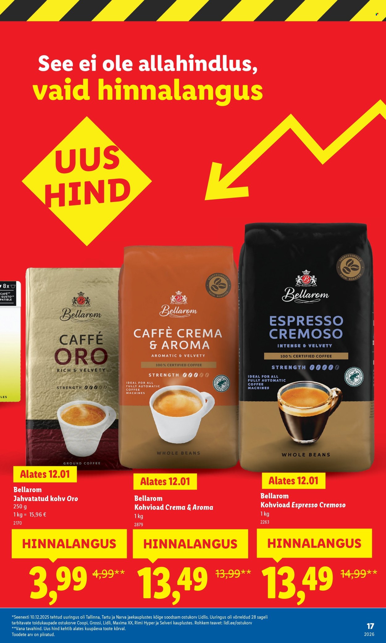 lidl - Lidl kliendileht - Suur hinnalangus (2.02 - 8.02.2026) - page: 17