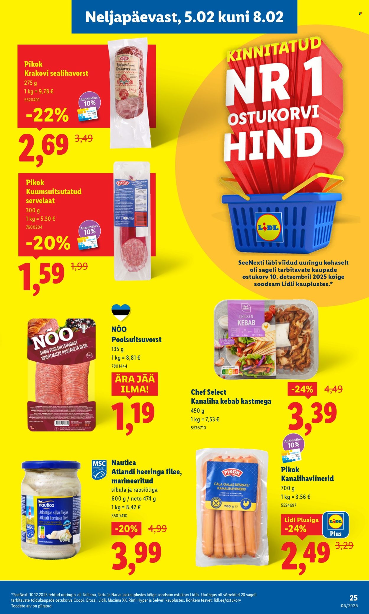 lidl - Lidl kliendileht - Kliendileht (2.02 - 8.02.2026) - page: 25