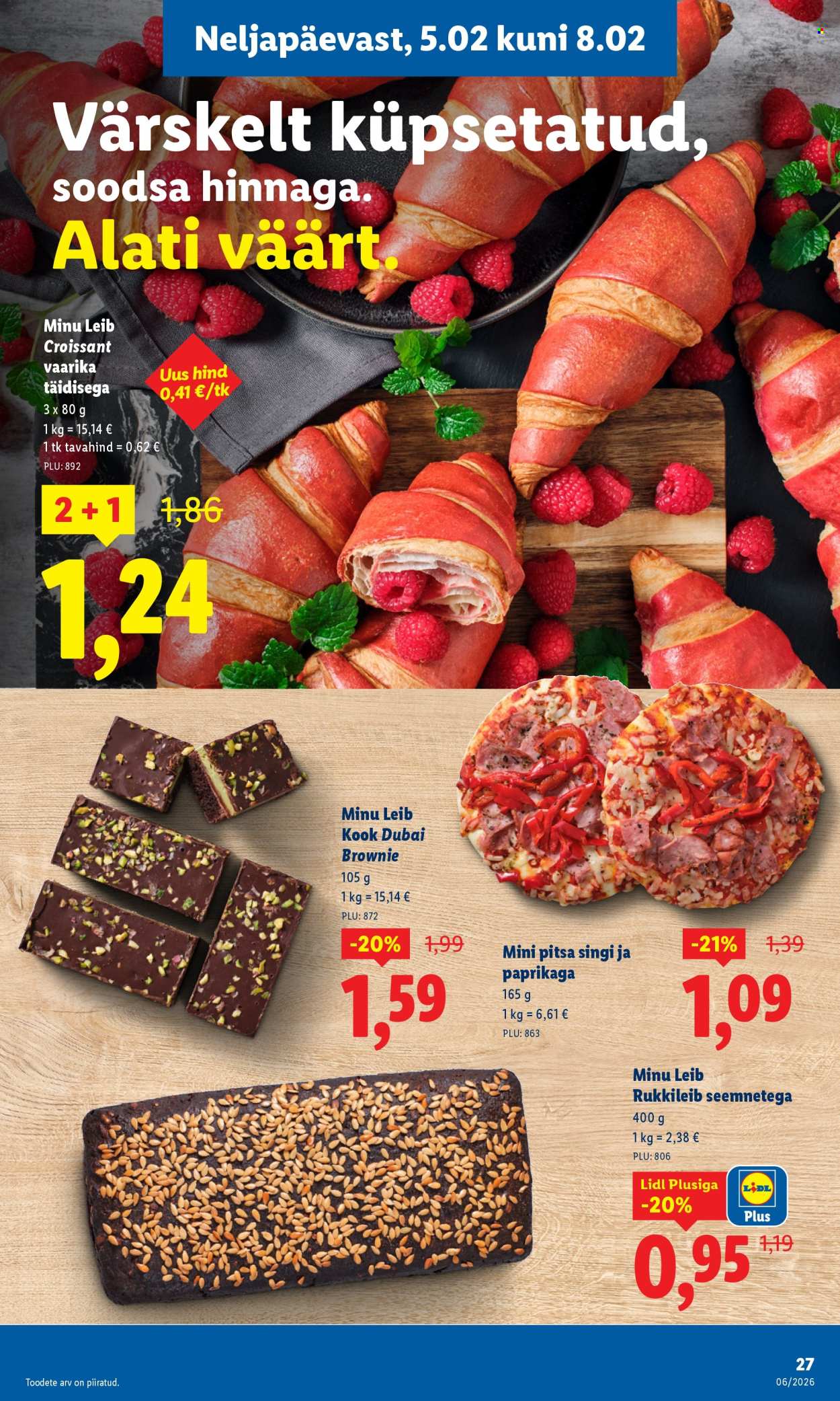 lidl - Lidl kliendileht - Kliendileht (2.02 - 8.02.2026) - page: 27