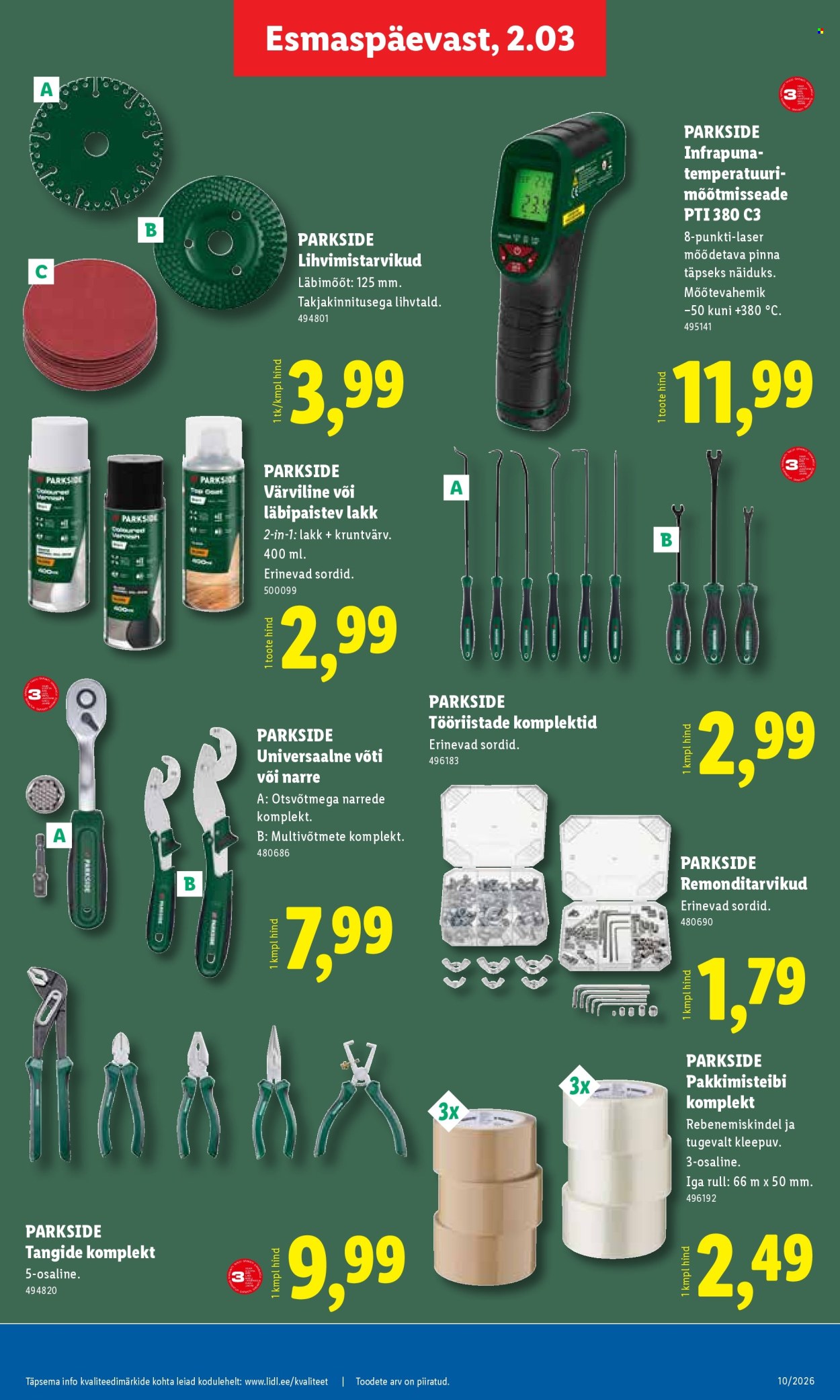 lidl - Lidl kliendileht - Tööstuskaupade pakkumised (2.03 - 8.03.2026) - page: 7