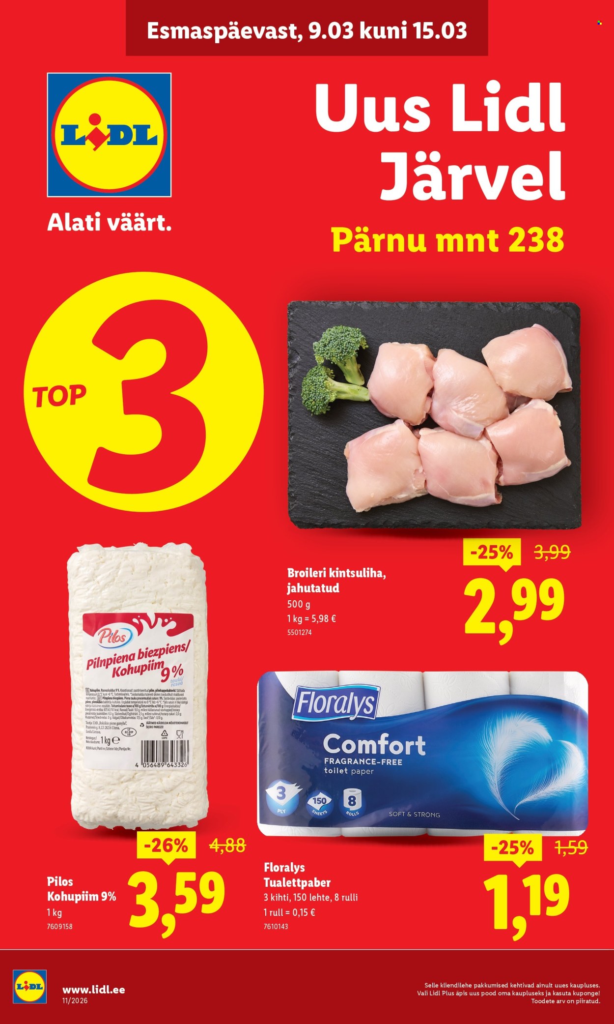 lidl - Lidl kliendileht - Lidl Järve (9.03 - 15.03.2026)