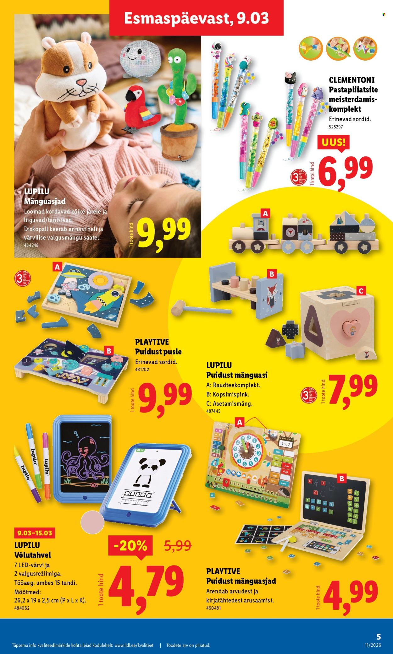 lidl - Lidl kliendileht - Tööstuskaupade pakkumised (9.03 - 15.03.2026) - page: 5