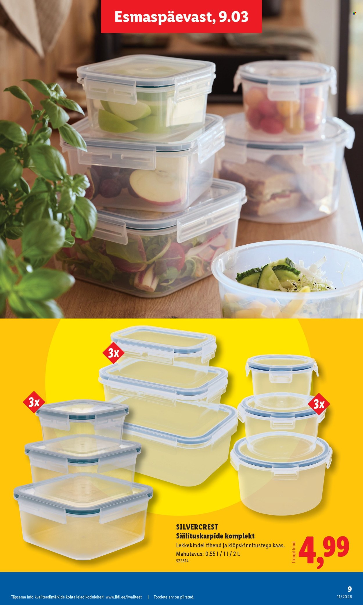 lidl - Lidl kliendileht - Tööstuskaupade pakkumised (9.03 - 15.03.2026) - page: 9