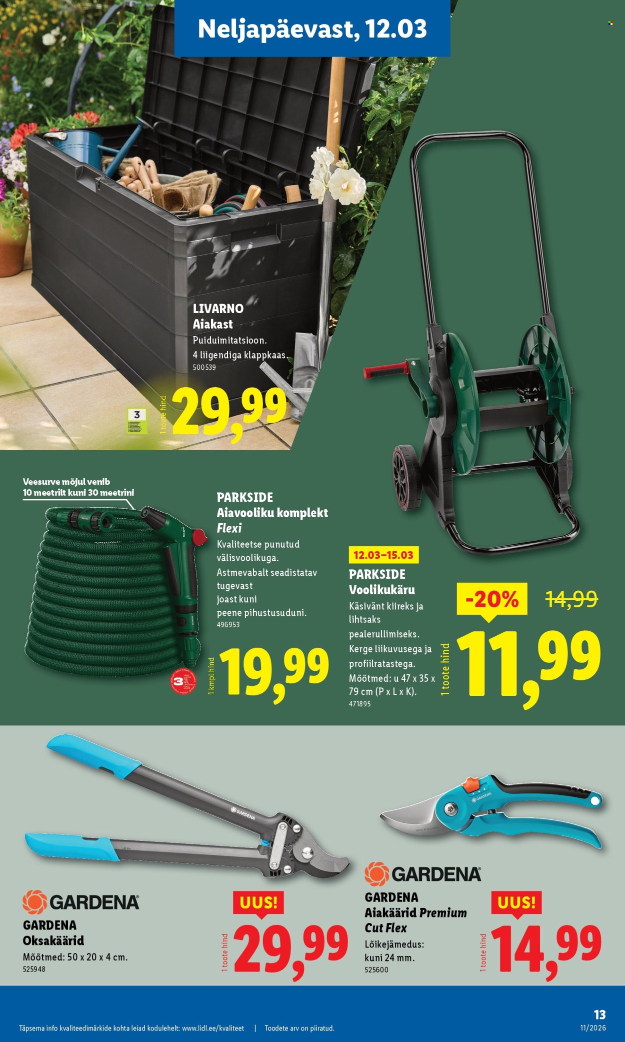 lidl - Lidl kliendileht - Tööstuskaupade pakkumised (9.03 - 15.03.2026) - page: 13