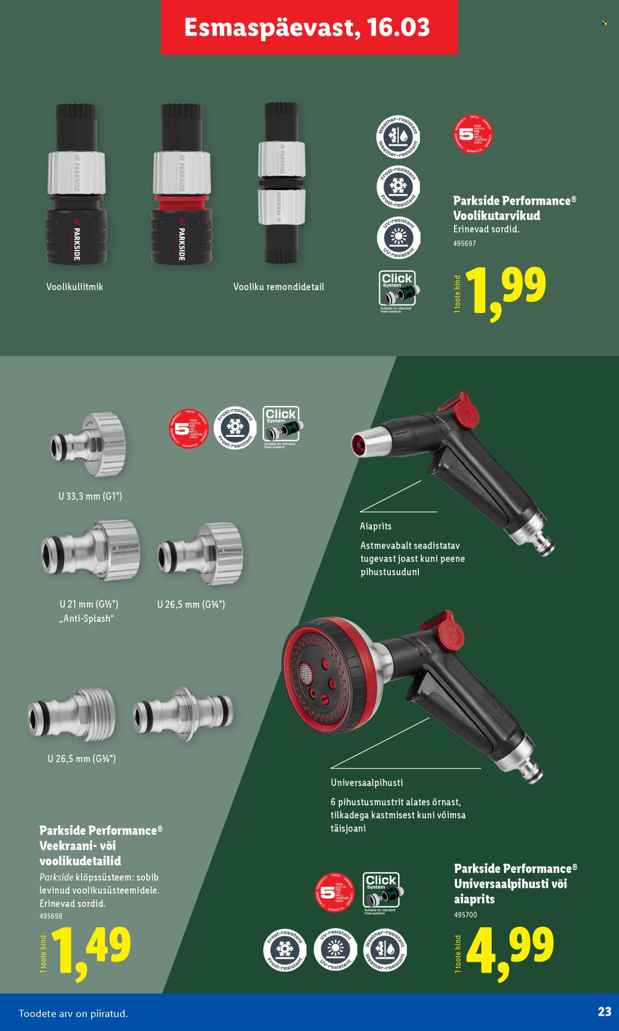 lidl - Lidl kliendileht - Aiakataloog - page: 23