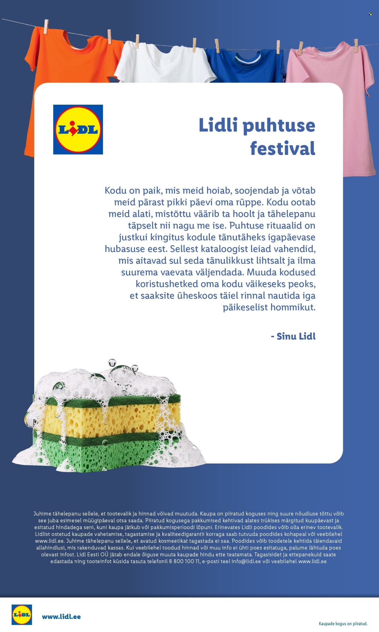 lidl - Lidl kliendileht - Puhtuse festival (19.03 - 1.04.2026) - page: 2
