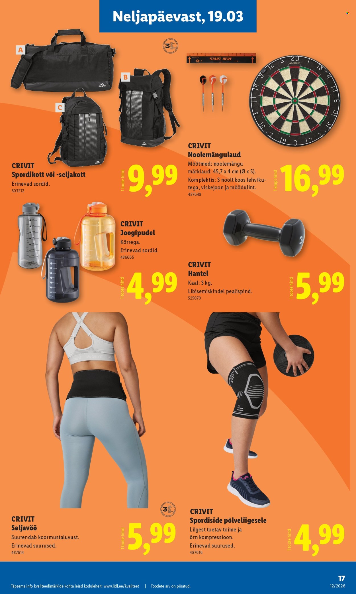 lidl - Lidl kliendileht - Tööstuskaupade pakkumised (16.03 - 22.03.2026) - page: 17