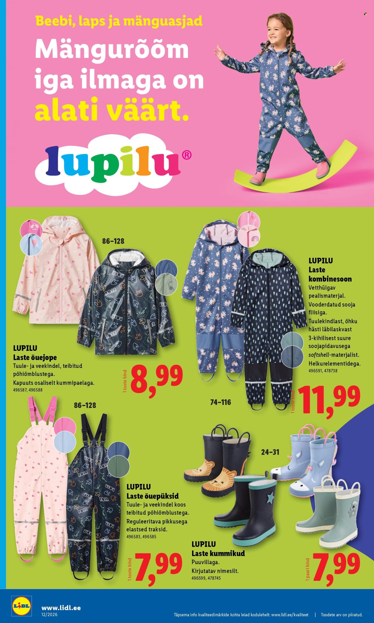 lidl - Lidl kliendileht - Tööstuskaupade pakkumised (16.03 - 22.03.2026) - page: 6