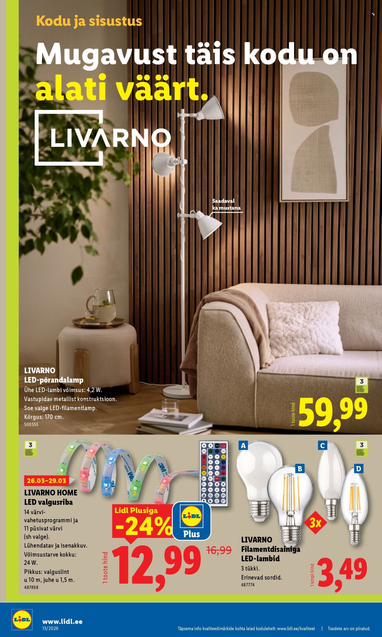 lidl - Lidl kliendileht - Tööstuskaupade pakkumised (23.03 - 29.03.2026) - page: 20