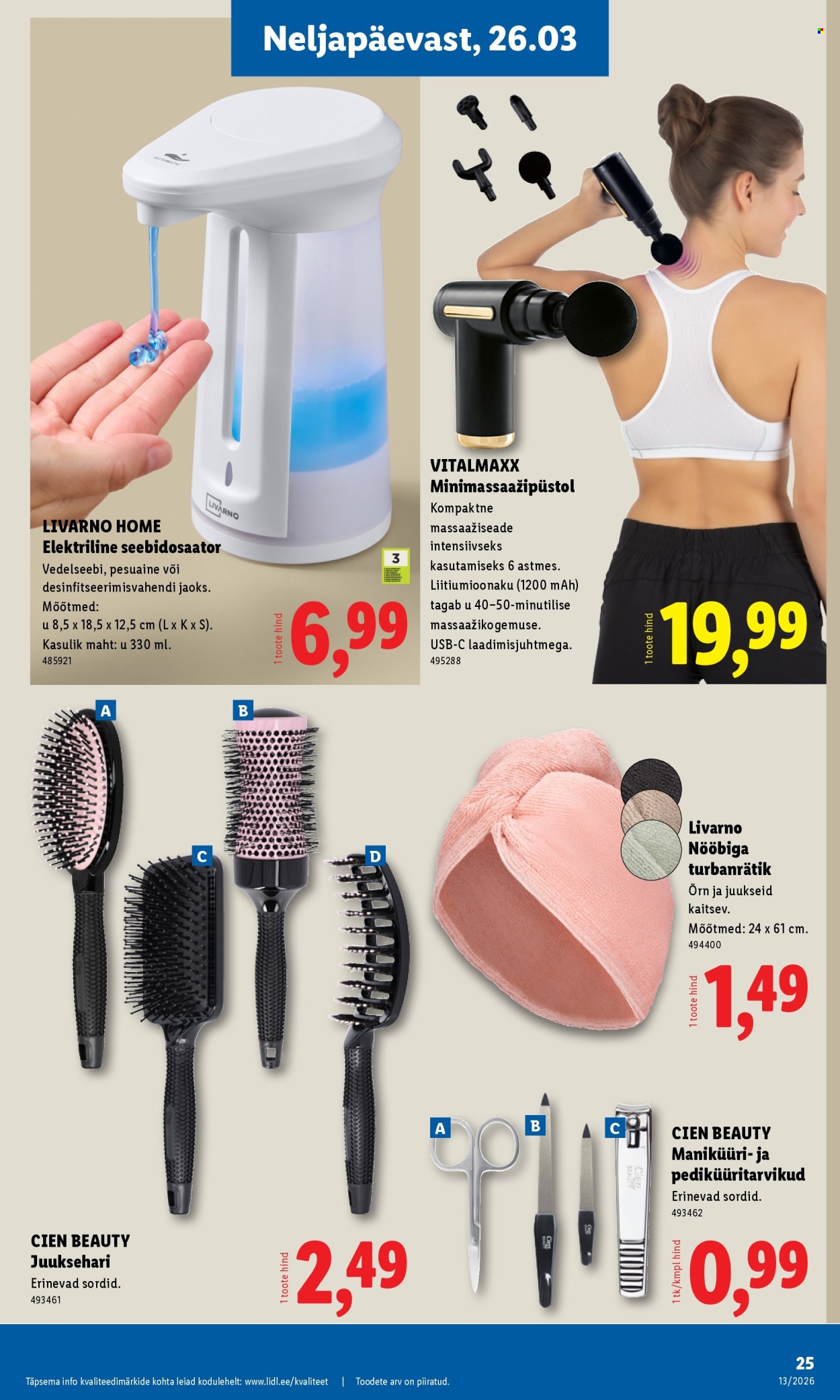 lidl - Lidl kliendileht - Tööstuskaupade pakkumised (23.03 - 29.03.2026) - page: 25