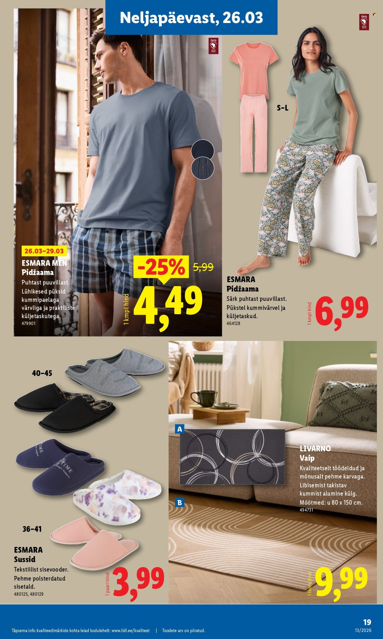 lidl - Lidl kliendileht - Tööstuskaupade pakkumised (23.03 - 29.03.2026) - page: 19