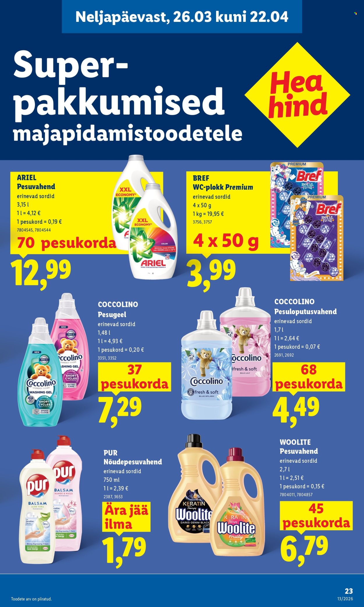lidl - Lidl kliendileht - Kliendileht (23.03 - 29.03.2026) - page: 23