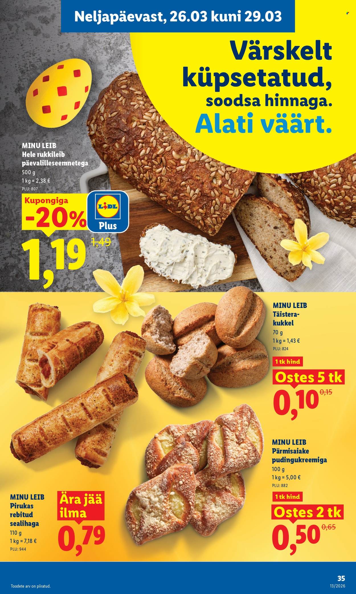 lidl - Lidl kliendileht - Kliendileht (23.03 - 29.03.2026) - page: 33