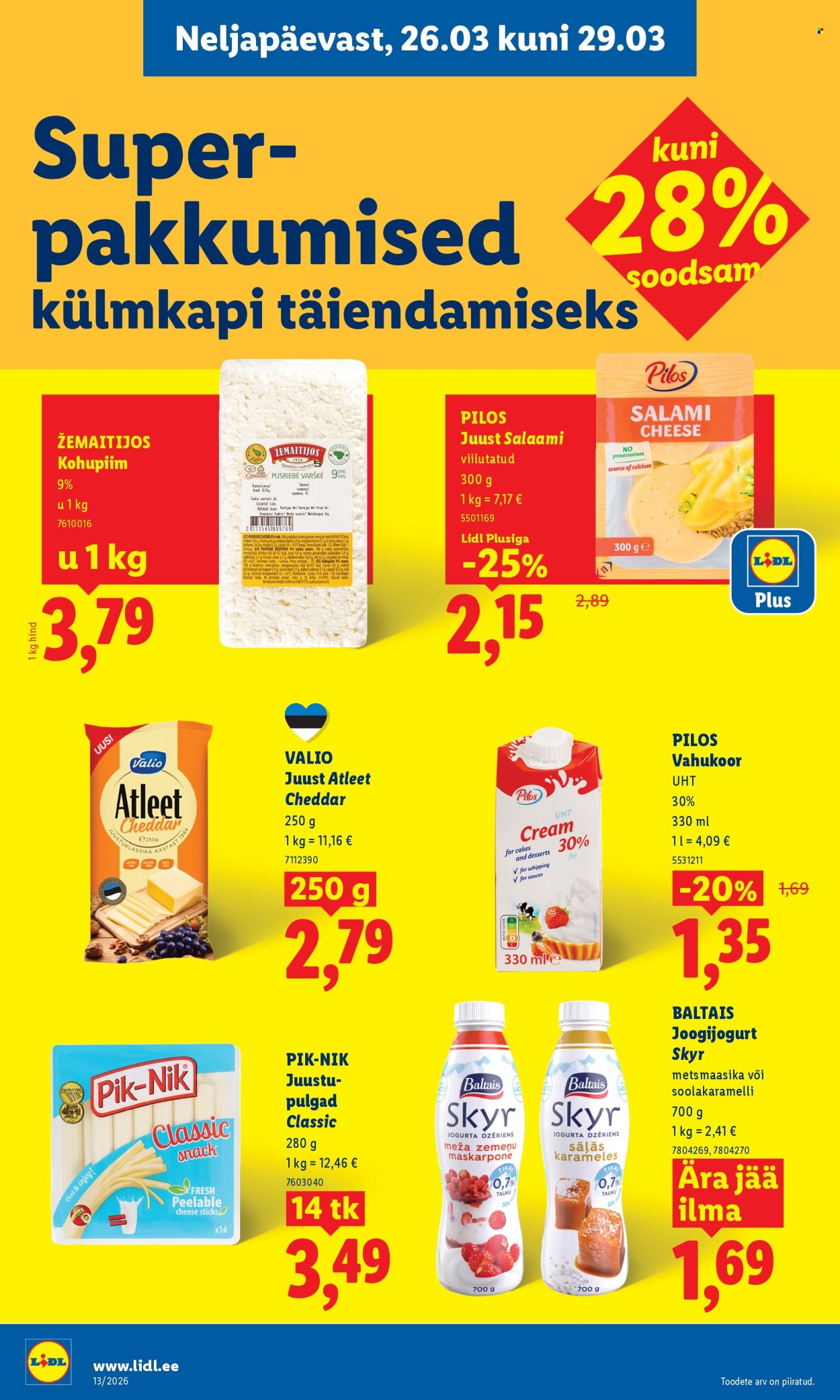 lidl - Lidl kliendileht - Kliendileht (23.03 - 29.03.2026) - page: 30